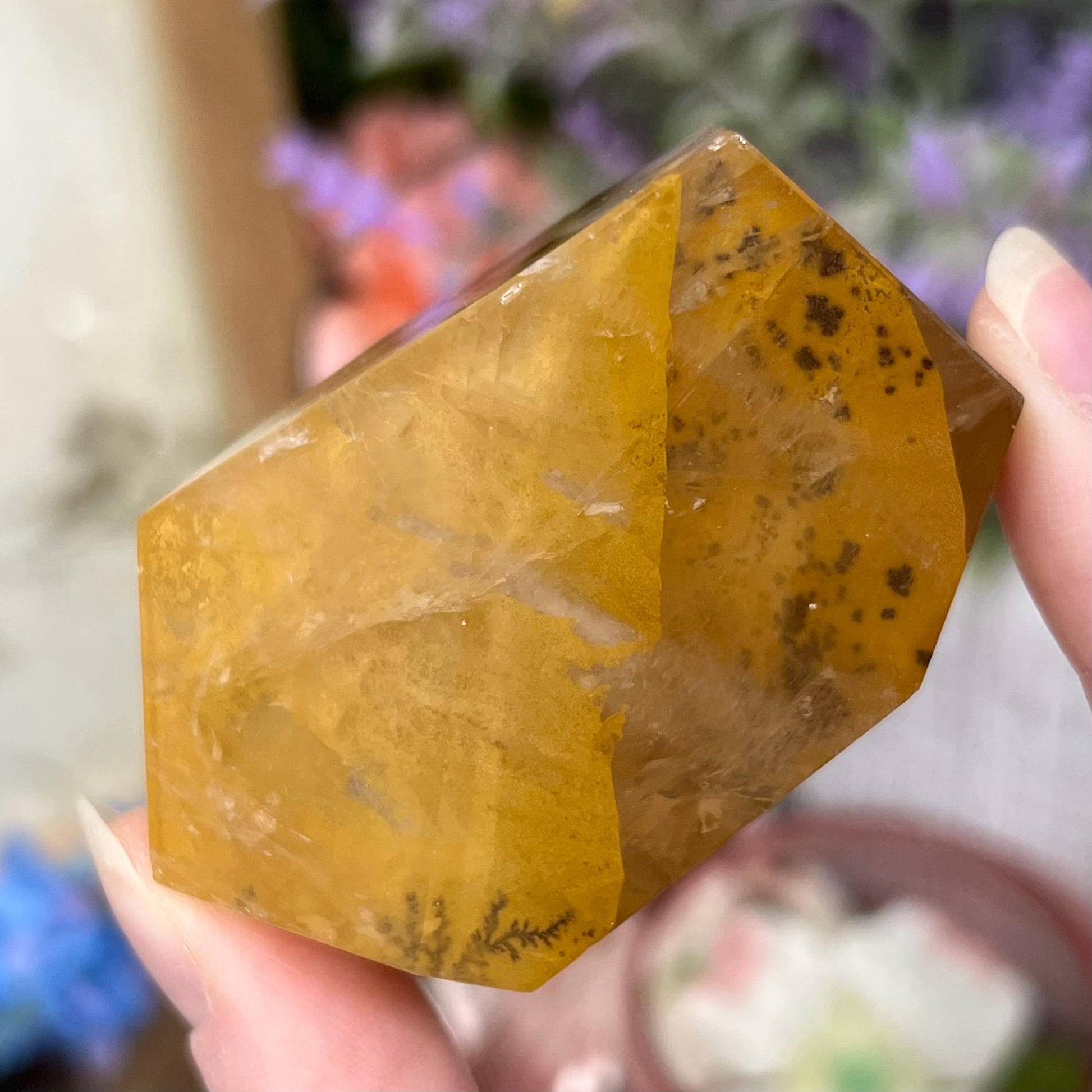 High Quality Dendritic Golden Healer Quartz Freeform | Dendritic Quartz | Hematoid Quartz | Dendrites | Yellow Hematoid Quartz