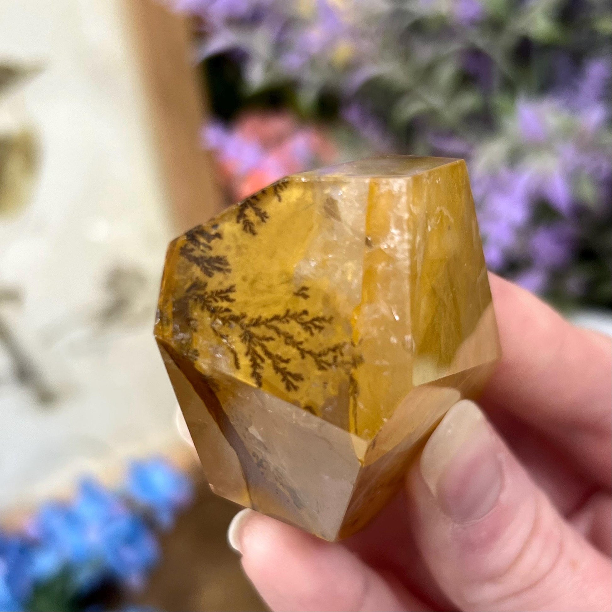 High Quality Dendritic Golden Healer Quartz Freeform | Dendritic Quartz | Hematoid Quartz | Dendrites | Yellow Hematoid Quartz