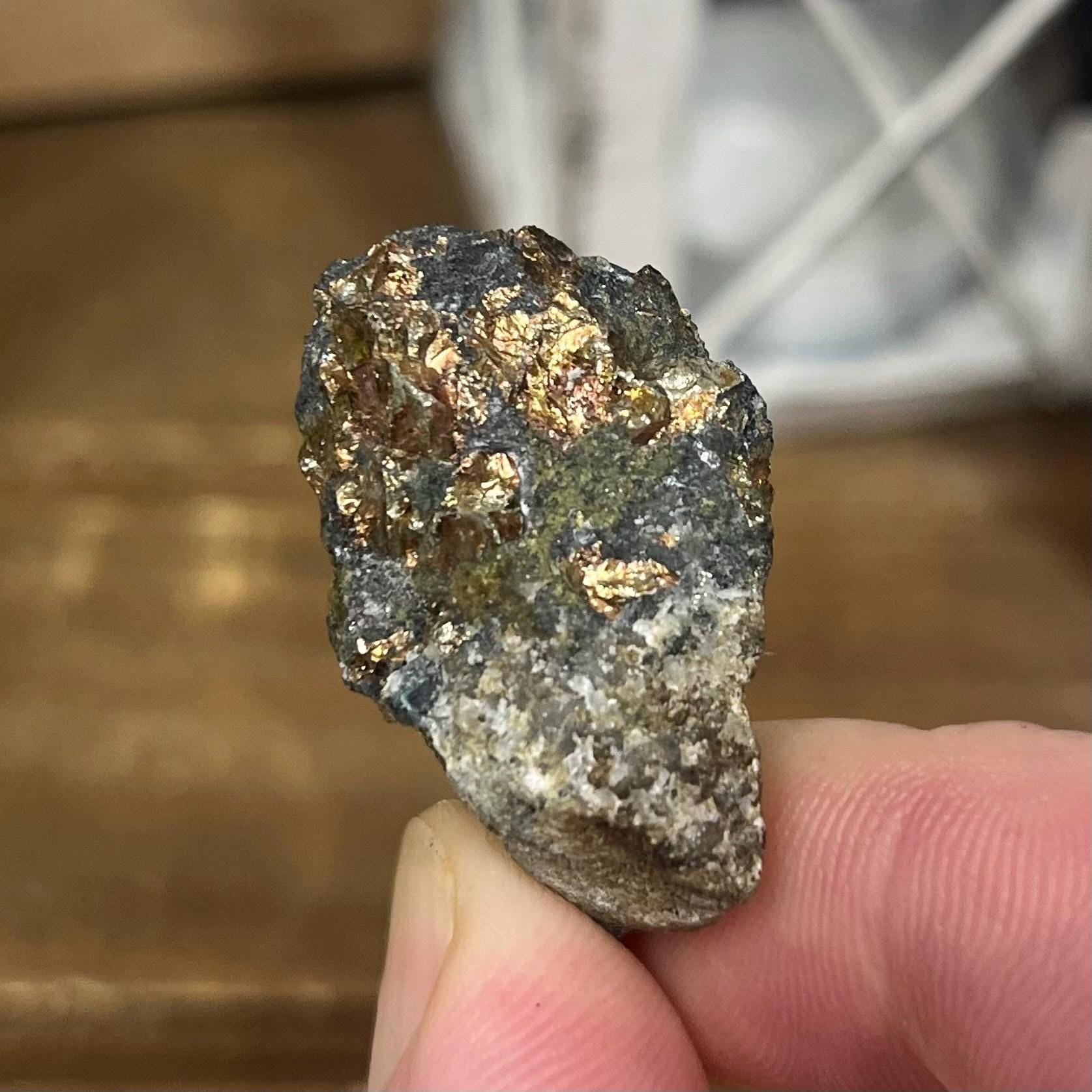 Small Chalcopyrite Specimen from Utah | Copper Ore | Sulfide Specimen | Bornite | Galena | Mixed Mineral Specimen