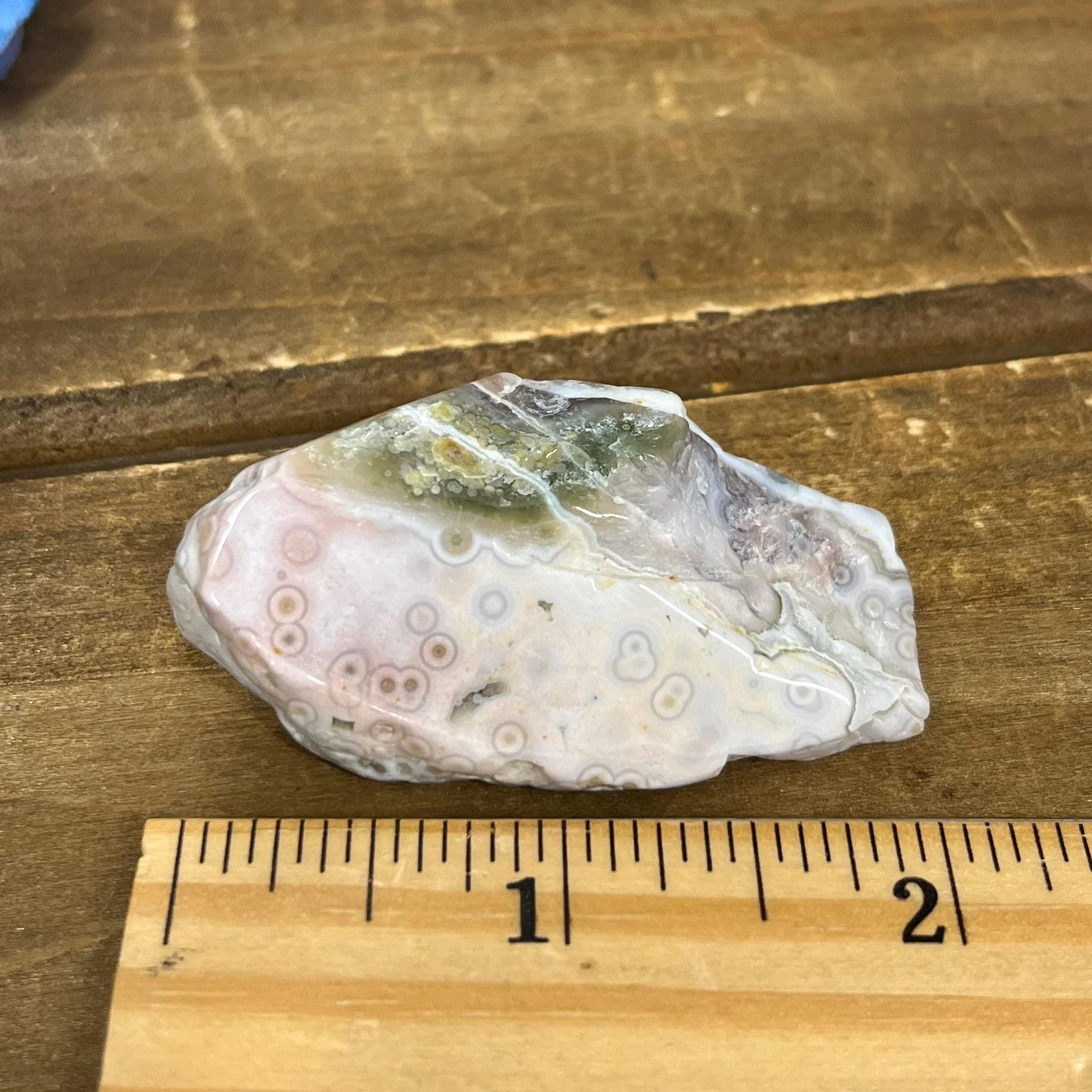 Veinless Ocean Jasper Chunk | Ocean Jasper Tumble | Orbicular Ocean Jasper