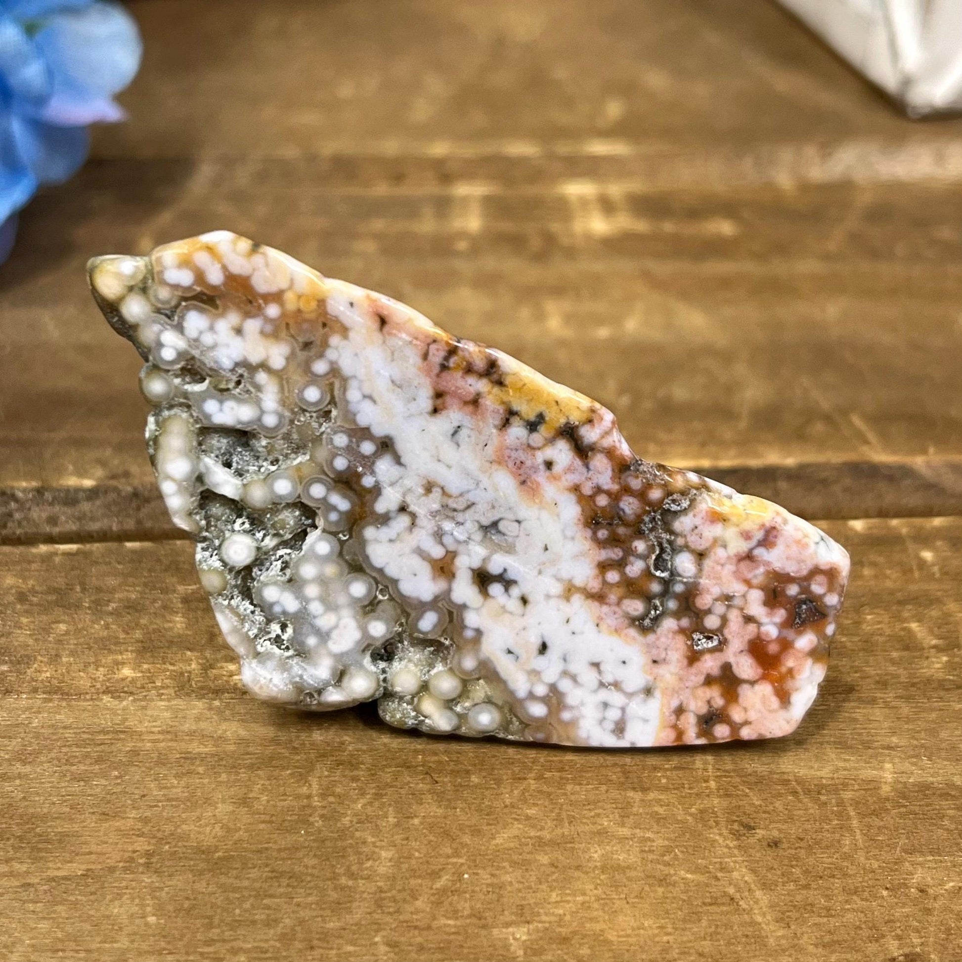 Veinless Ocean Jasper Chunk | Marovato OJ | Colorful Ocean Jasper Tumble