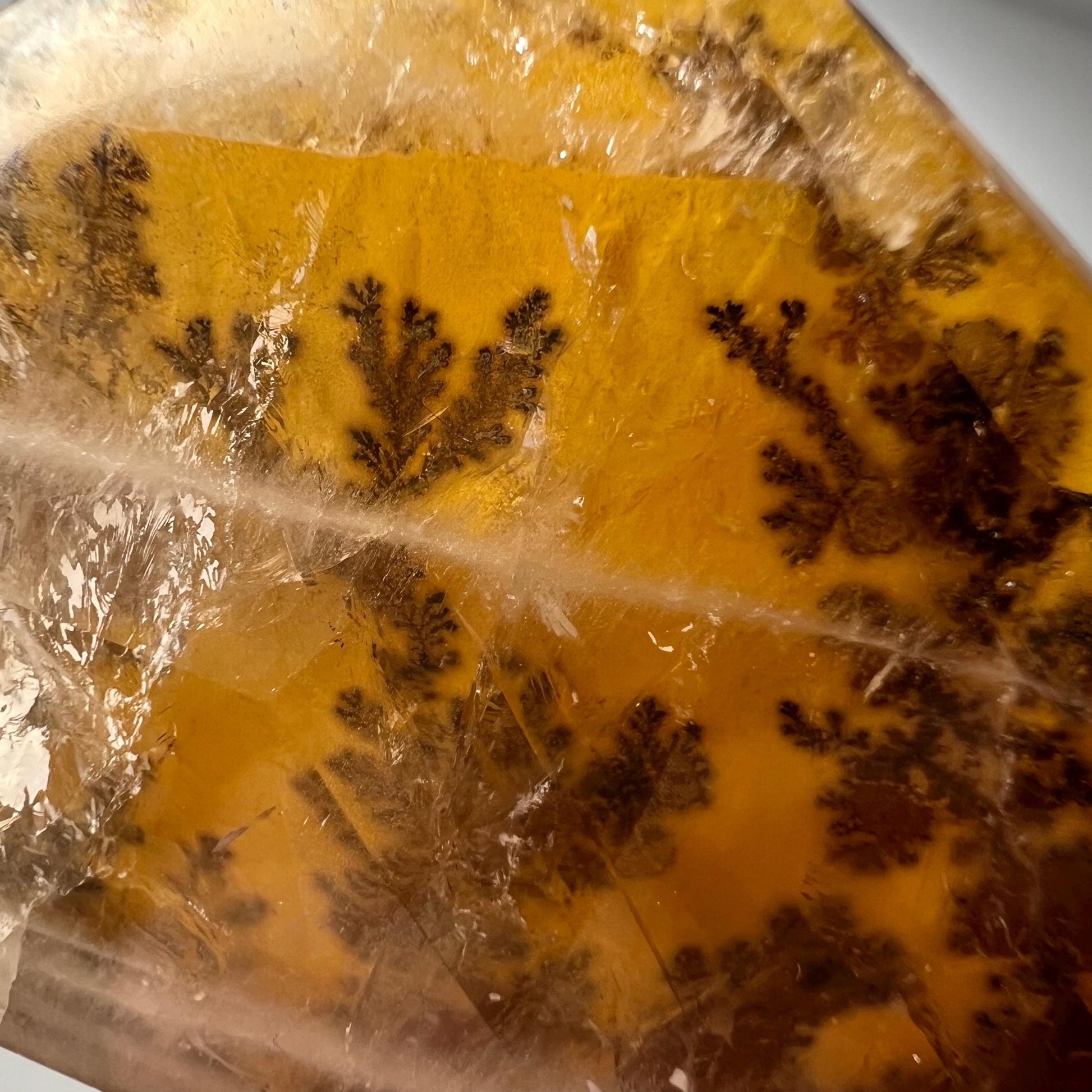 High Quality Dendritic Golden Healer Quartz Freeform | Dendritic Quartz | Hematoid Quartz | Dendrites | Yellow Hematoid Quartz