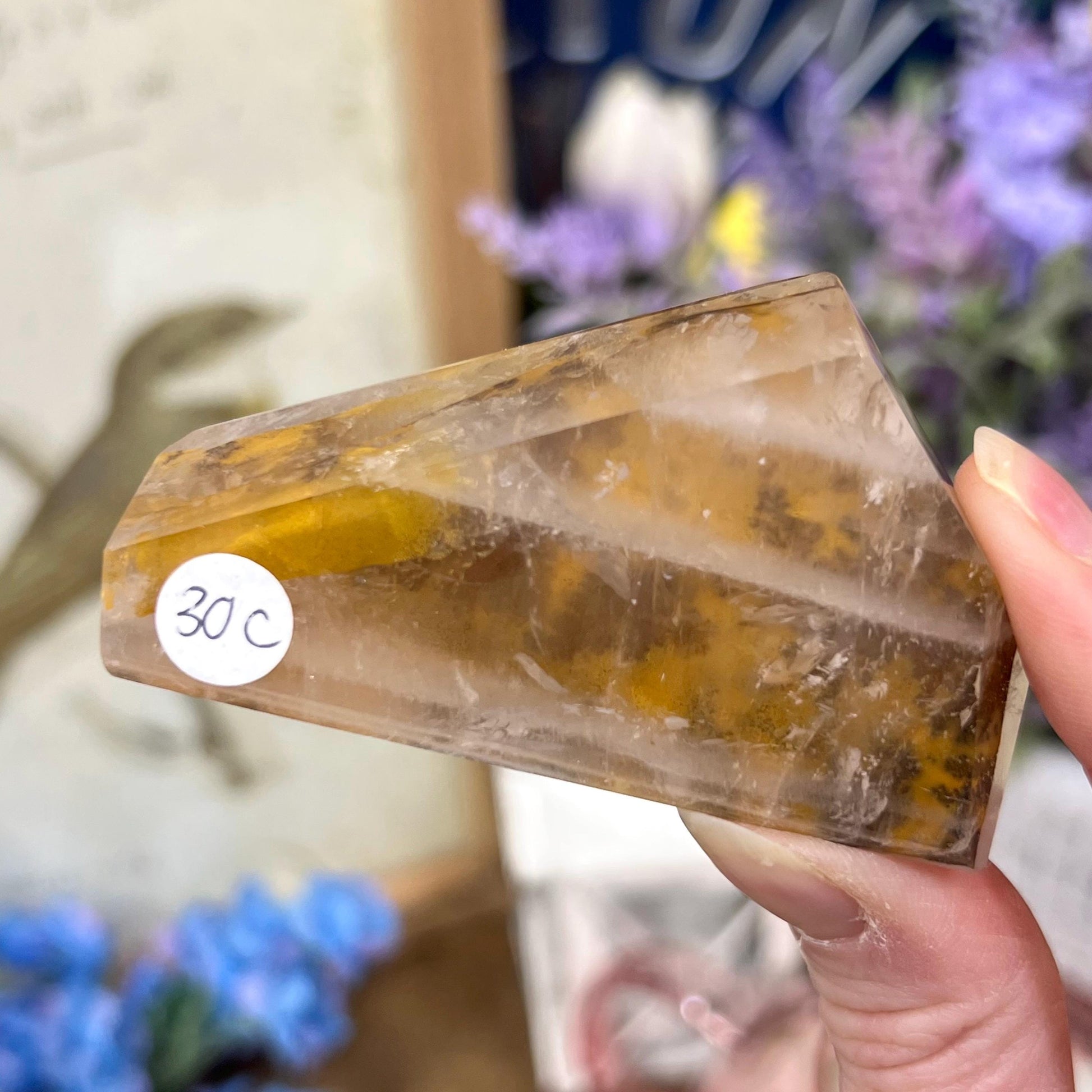 High Quality Dendritic Golden Healer Quartz Freeform | Dendritic Quartz | Hematoid Quartz | Dendrites | Yellow Hematoid Quartz