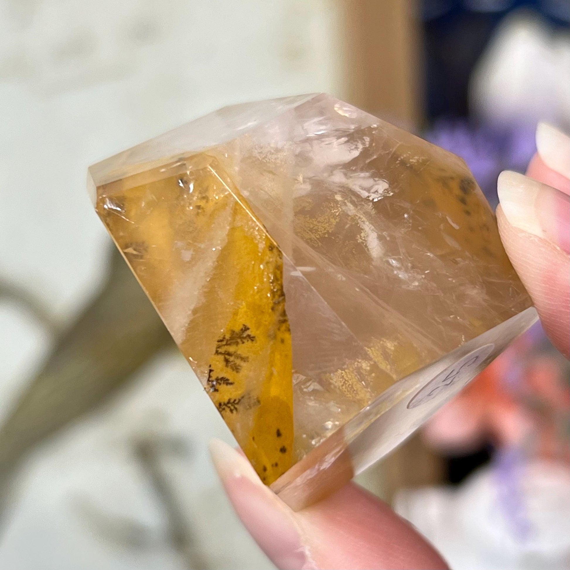 Small High Quality Dendritic Golden Healer Quartz Freeform | Dendritic Quartz | Hematoid Quartz | Dendrites | Yellow Hematoid Quartz