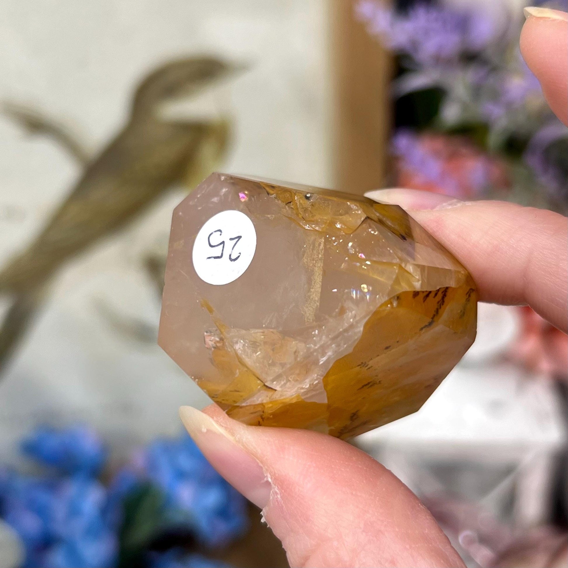 Small High Quality Dendritic Golden Healer Quartz Freeform | Dendritic Quartz | Hematoid Quartz | Dendrites | Yellow Hematoid Quartz