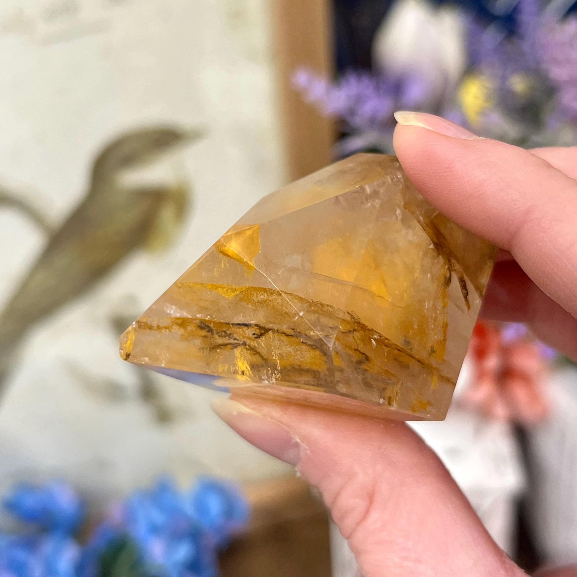 High Quality Dendritic Golden Healer Quartz Freeform | Dendritic Quartz | Hematoid Quartz | Dendrites | Yellow Hematoid Quartz