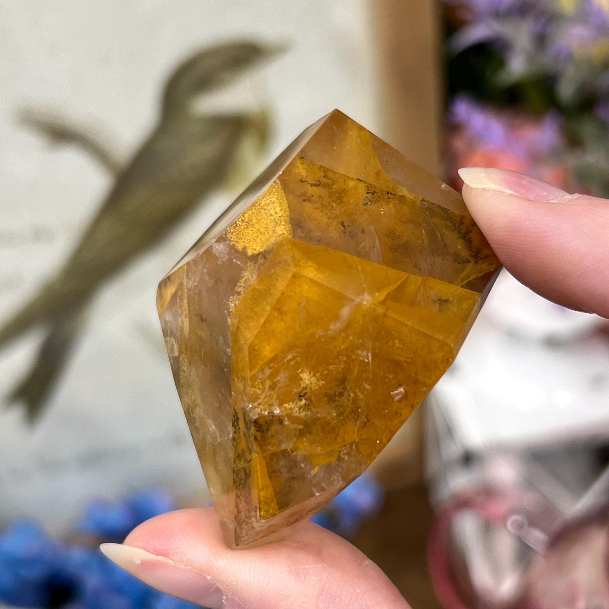 High Quality Dendritic Golden Healer Quartz Freeform | Dendritic Quartz | Hematoid Quartz | Dendrites | Yellow Hematoid Quartz