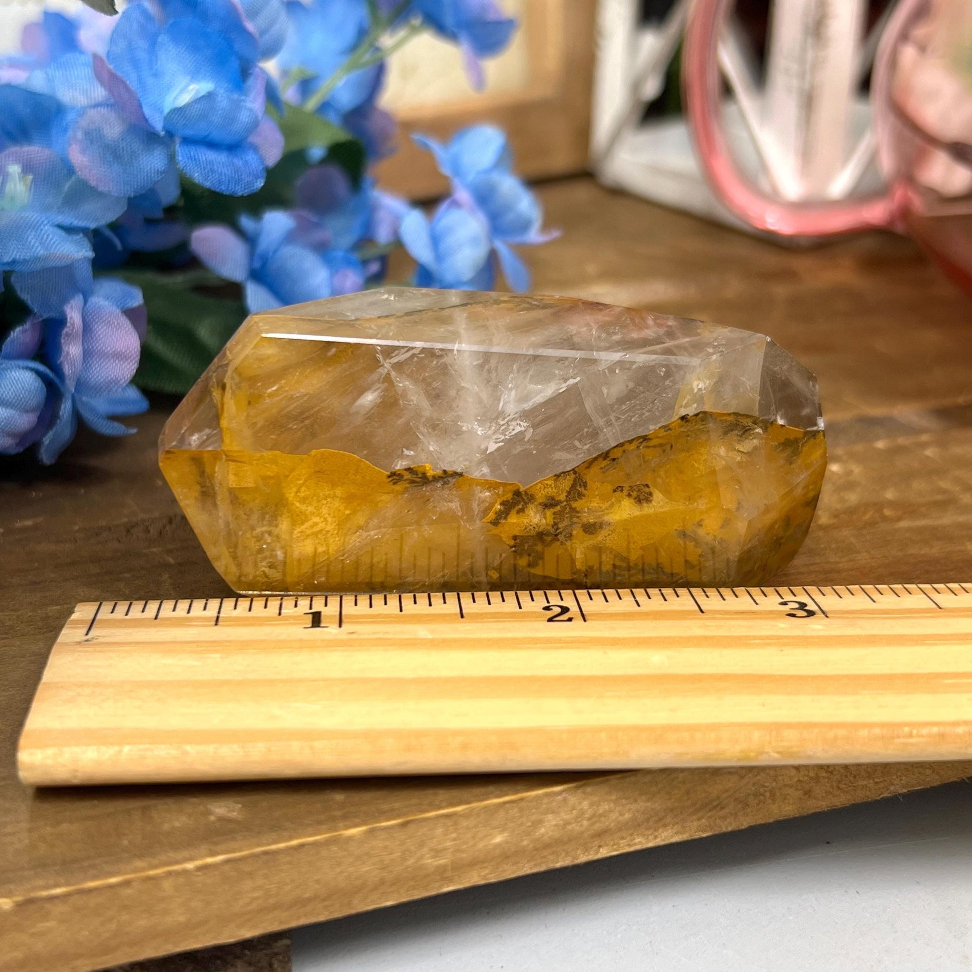 High Quality Dendritic Golden Healer Quartz Freeform | Dendritic Quartz | Hematoid Quartz | Dendrites | Yellow Hematoid Quartz