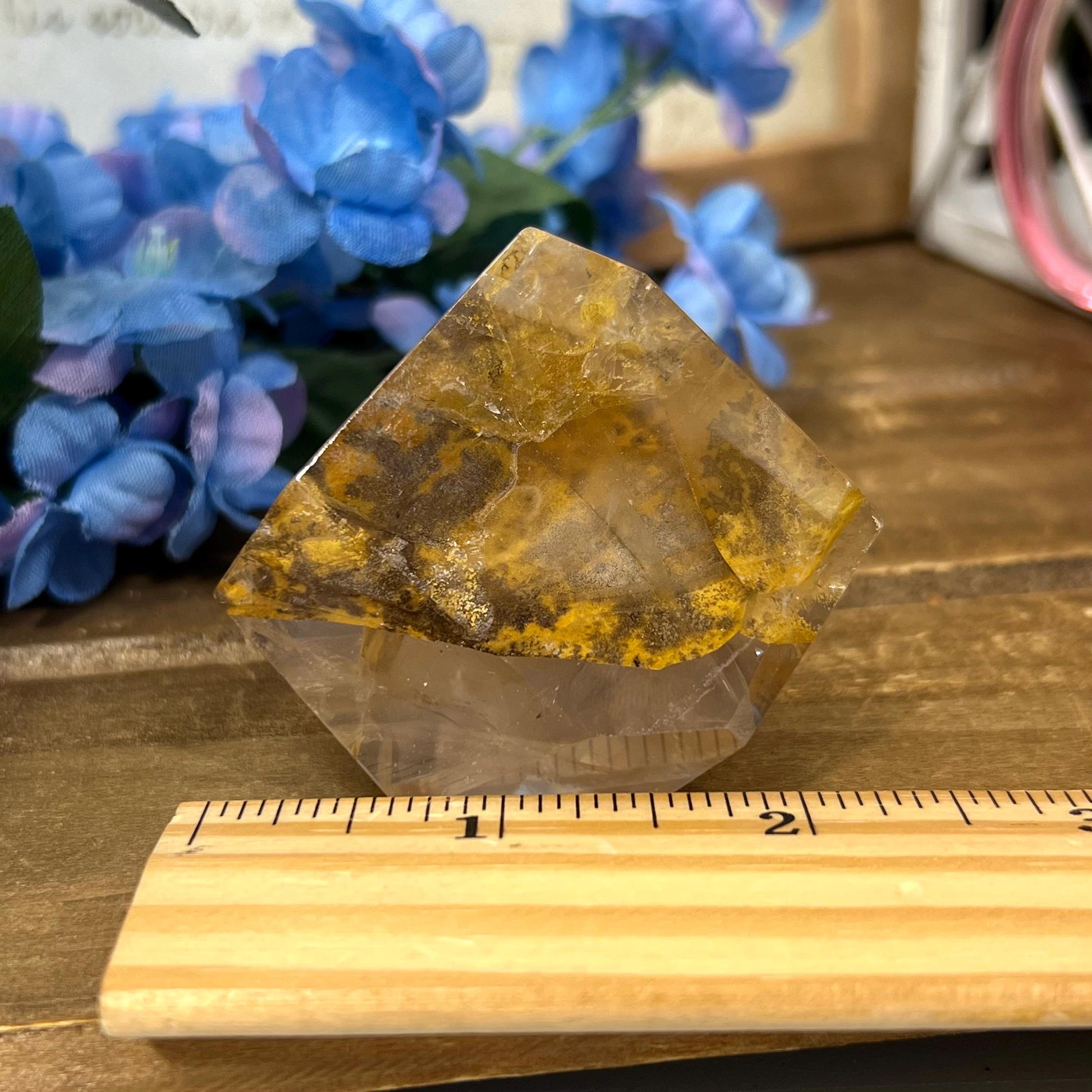 High Quality Dendritic Golden Healer Quartz Freeform | Dendritic Quartz | Hematoid Quartz | Dendrites | Yellow Hematoid Quartz