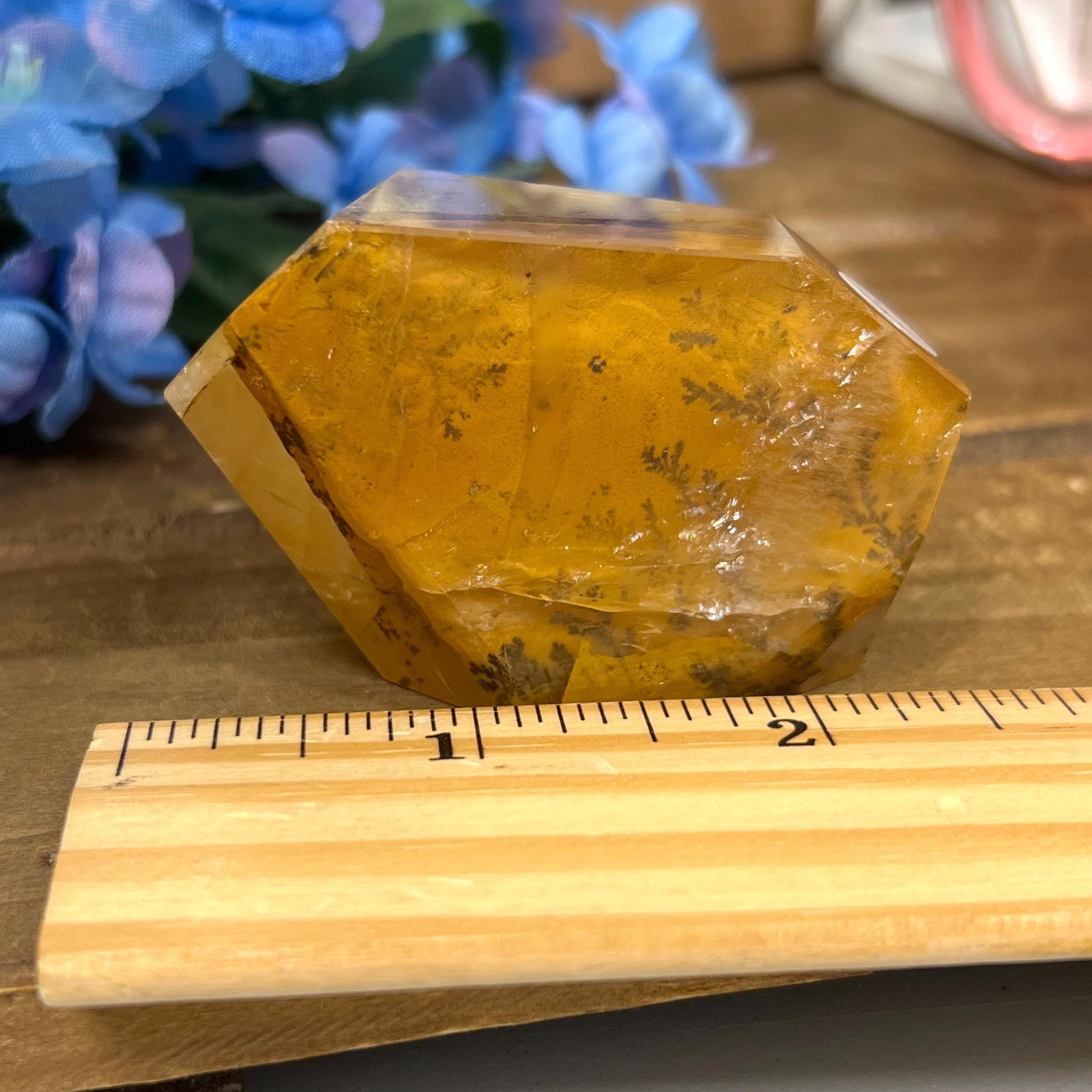 High Quality Dendritic Golden Healer Quartz Freeform | Dendritic Quartz | Hematoid Quartz | Dendrites | Yellow Hematoid Quartz