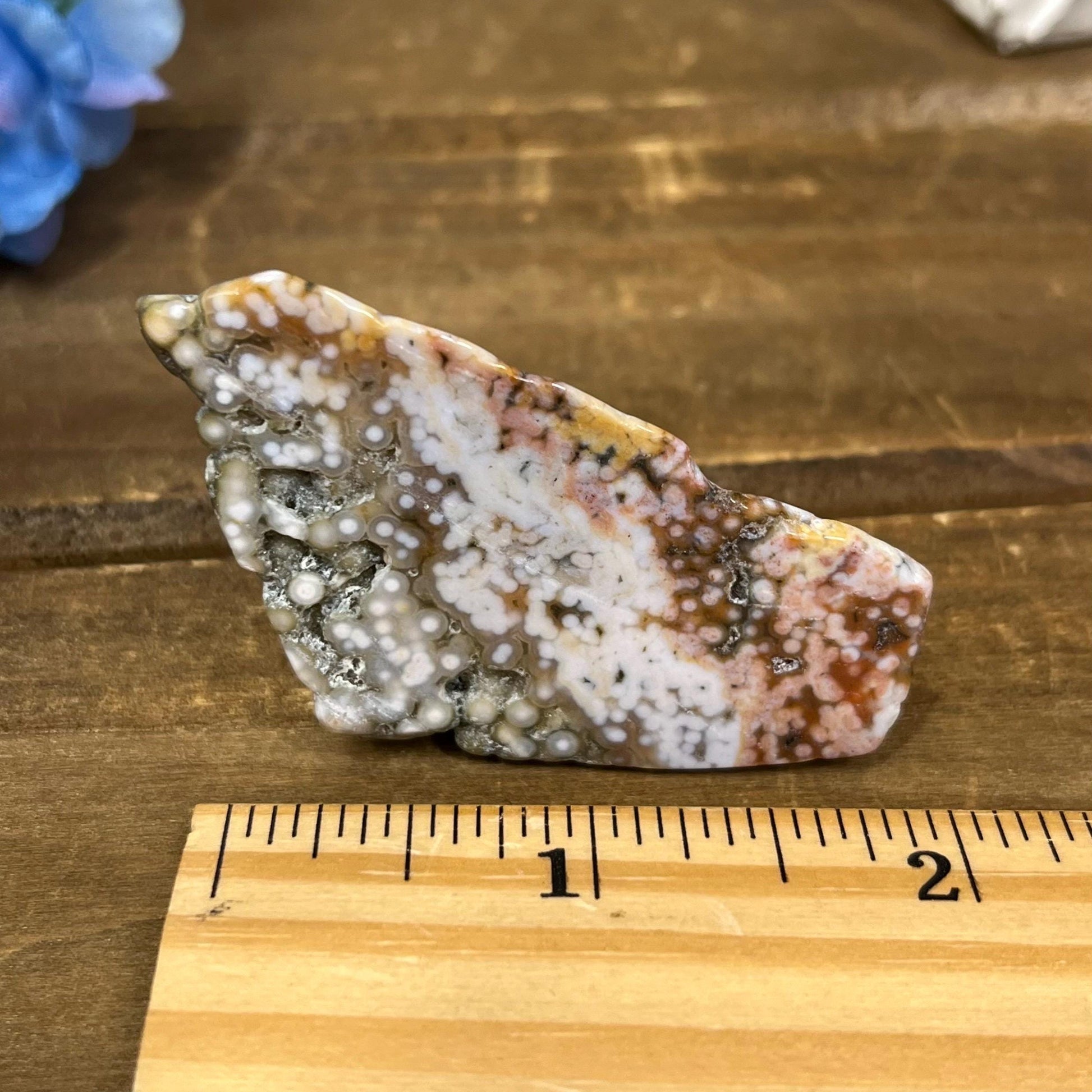 Veinless Ocean Jasper Chunk | Marovato OJ | Colorful Ocean Jasper Tumble