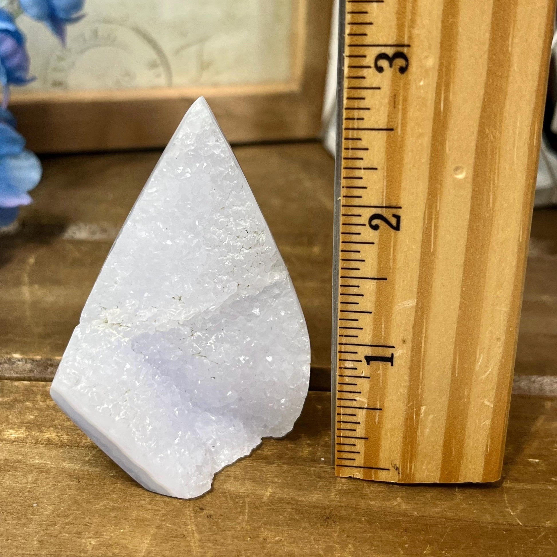 High Quality Blue Lace Agate Freeform | Druzy Blue Lace Agate | Crystal Flame