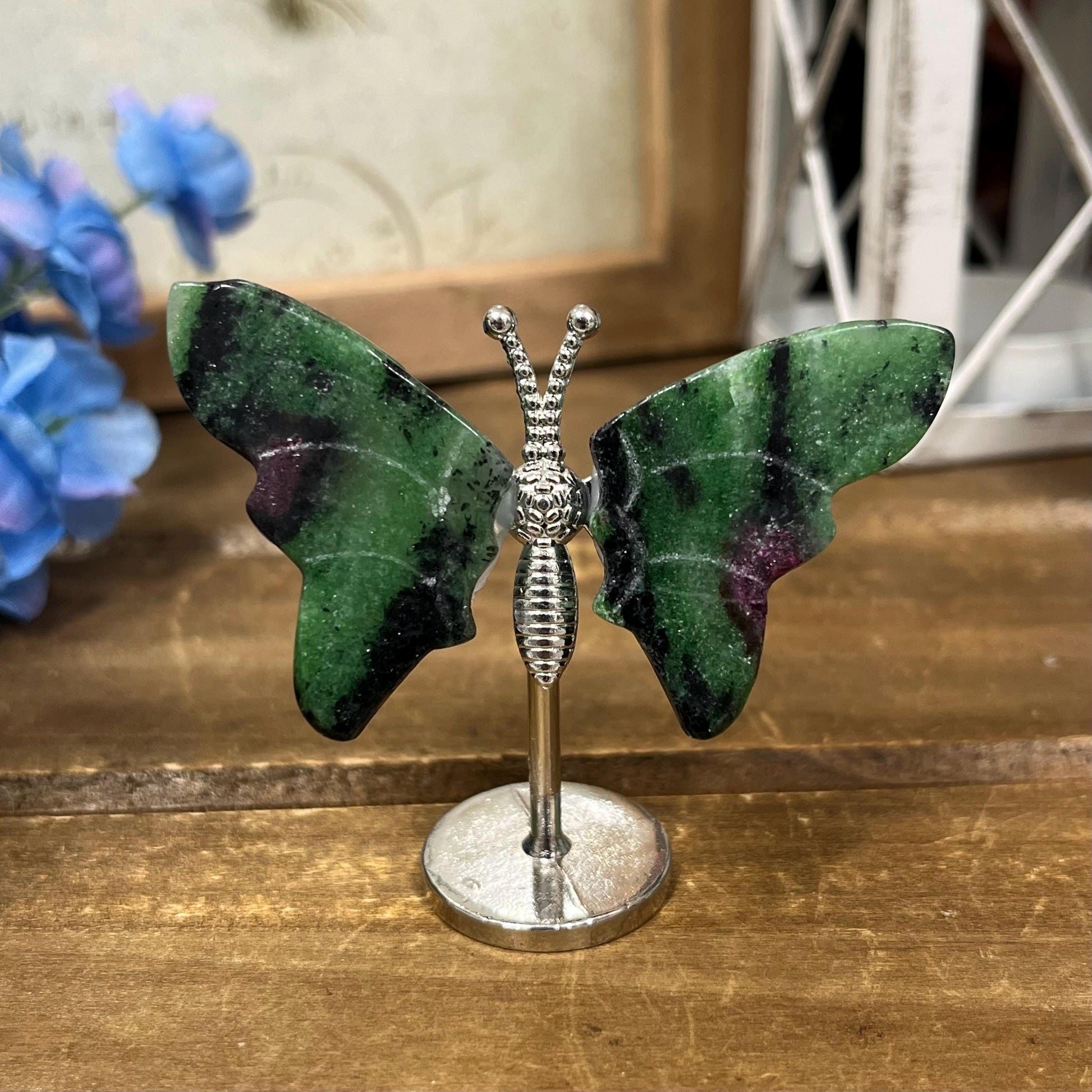Small Ruby Zoisite Butterfly | Crystal Butterfly
