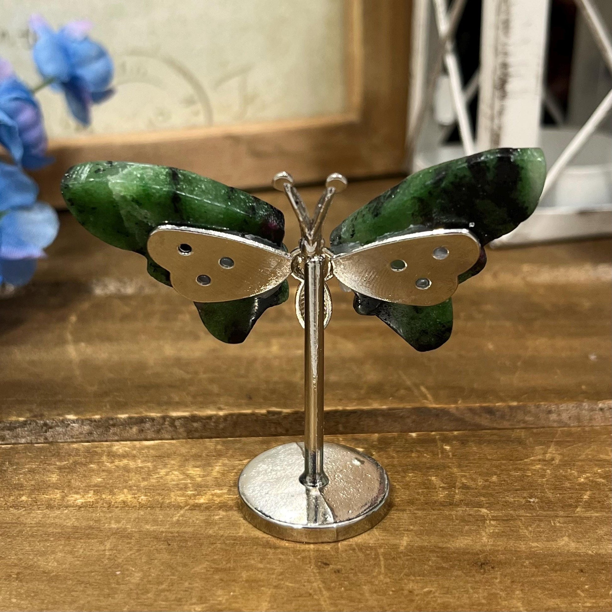 Small Ruby Zoisite Butterfly | Crystal Butterfly