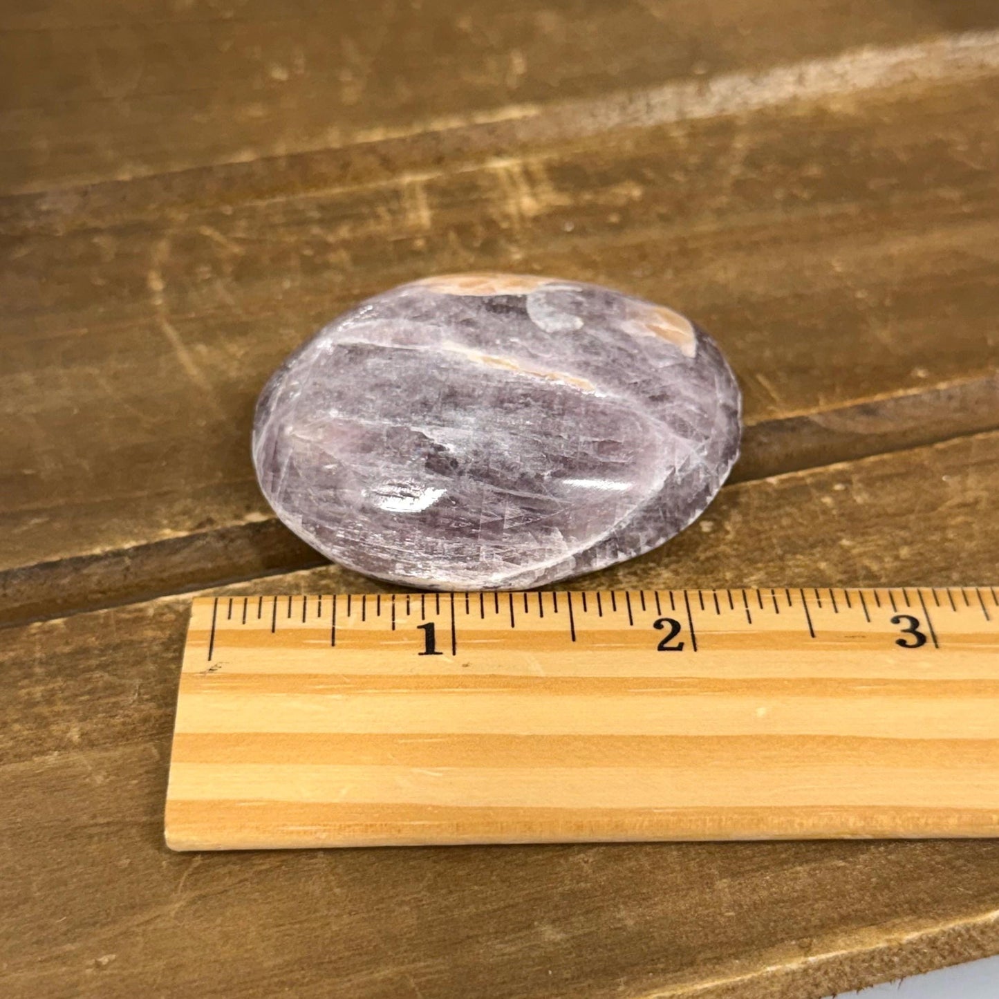 Unique Anhydrite Palm Stone | Rare Purple Anhydrite