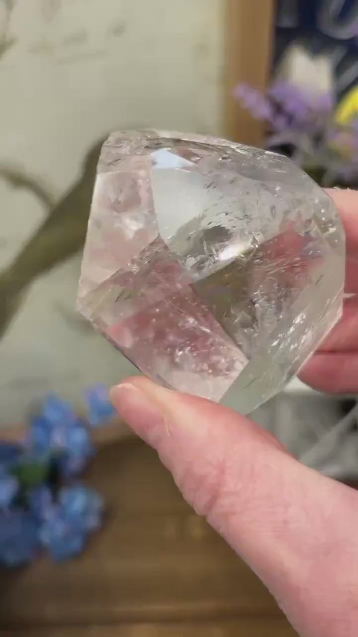 High Quality Clear Quartz Freeform with Rainbows | Rainbow Quartz