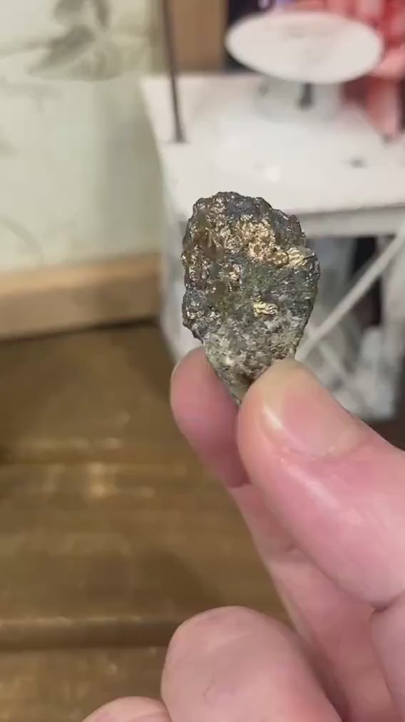 Small Chalcopyrite Specimen from Utah | Copper Ore | Sulfide Specimen | Bornite | Galena | Mixed Mineral Specimen