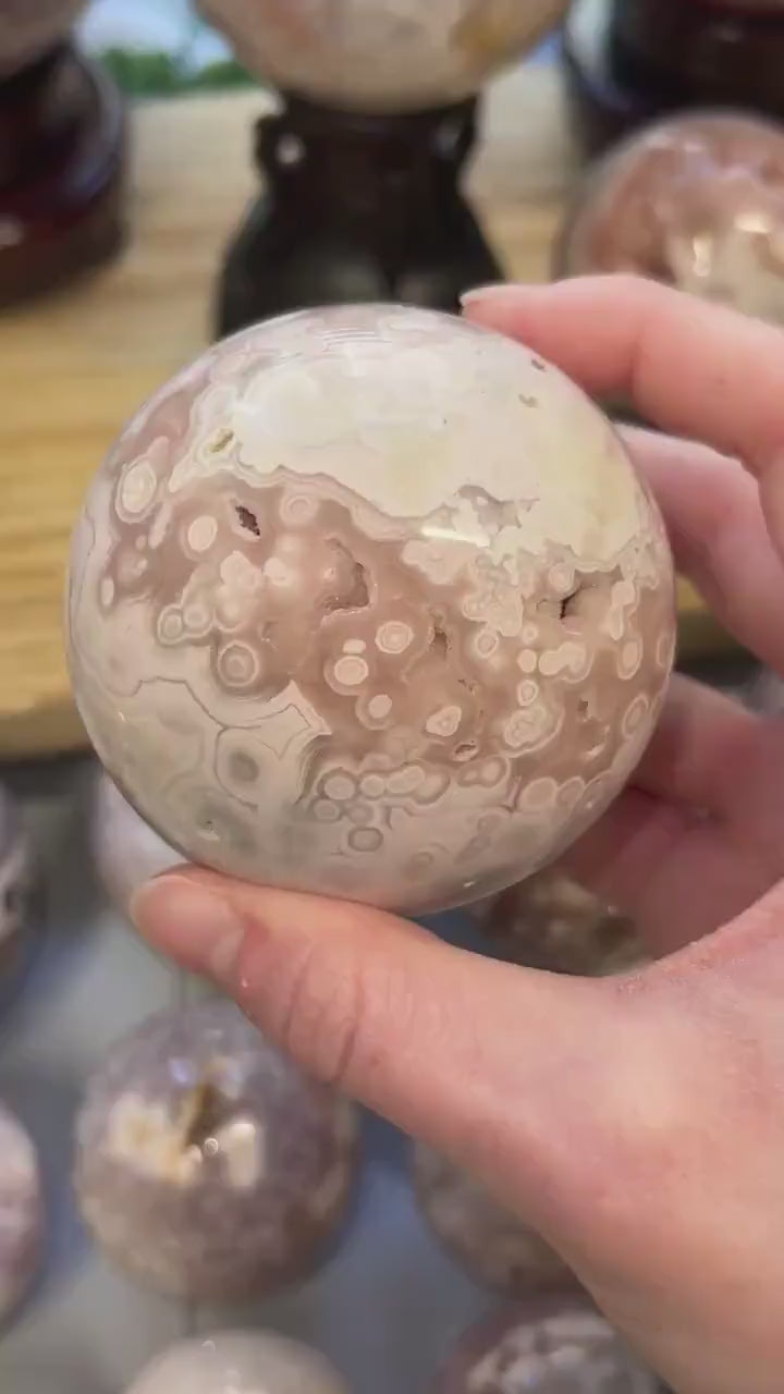 High Quality Pink Amethyst Sphere | Unique Pink Amethyst