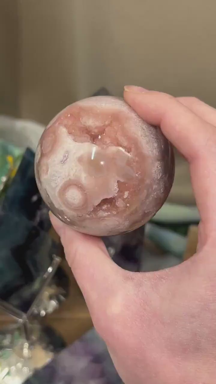 High Quality Pink Amethyst Sphere | Unique Pink Amethyst
