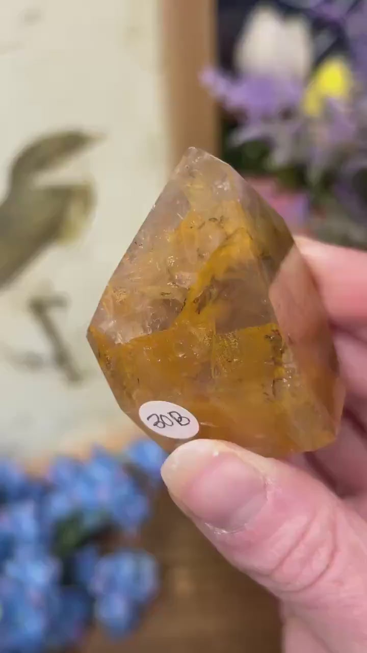 High Quality Dendritic Golden Healer Quartz Freeform | Dendritic Quartz | Hematoid Quartz | Dendrites | Yellow Hematoid Quartz