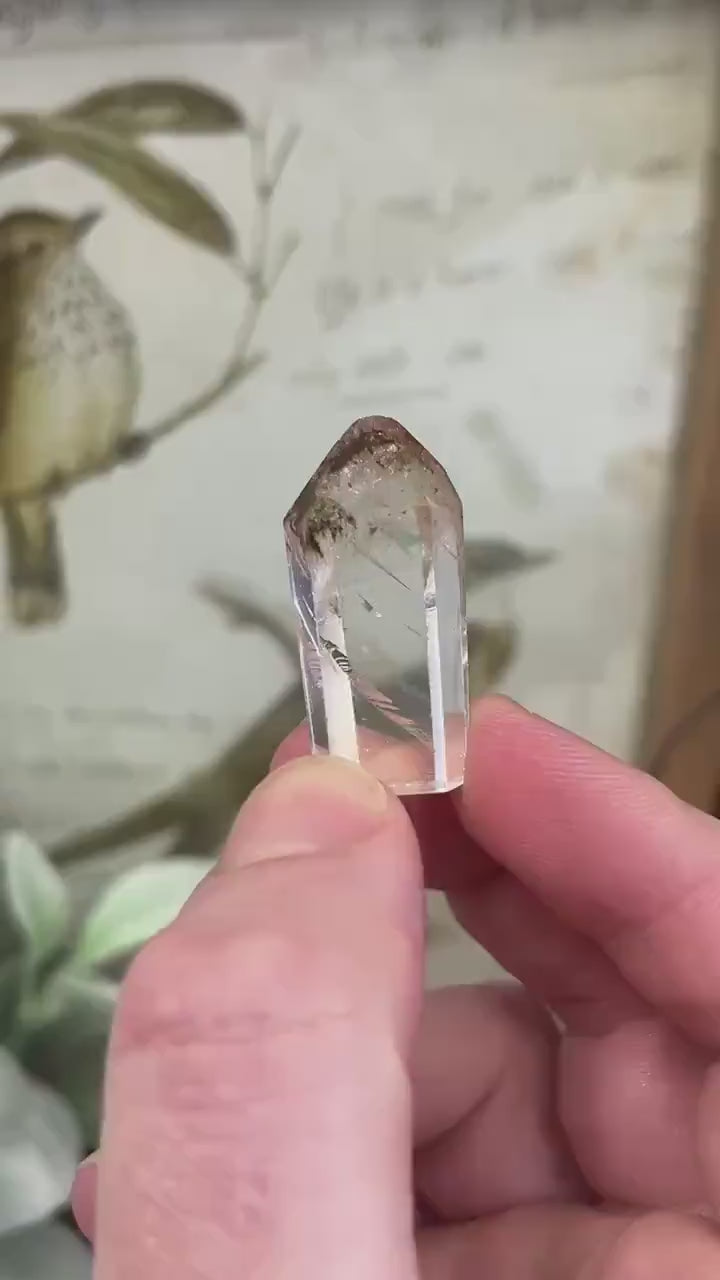 Mini Garden Quartz Tower | Lodolite Quartz