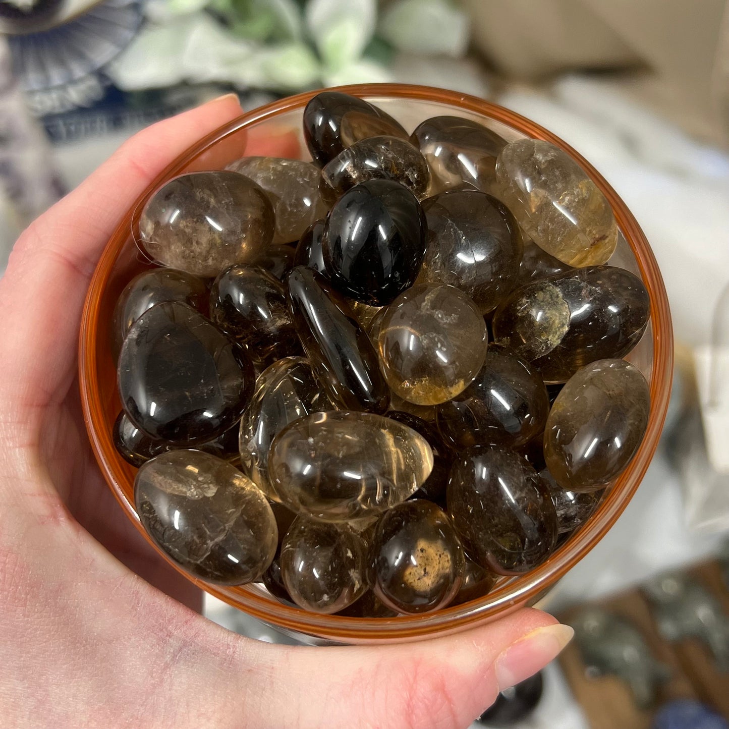 High Quality Smoky Quartz Tumble | Crystal Tumbles