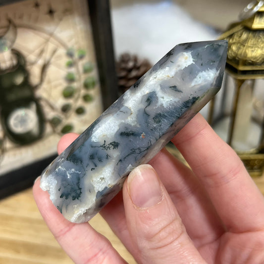 High Quality Moss Agate | Druzy Moss Agate