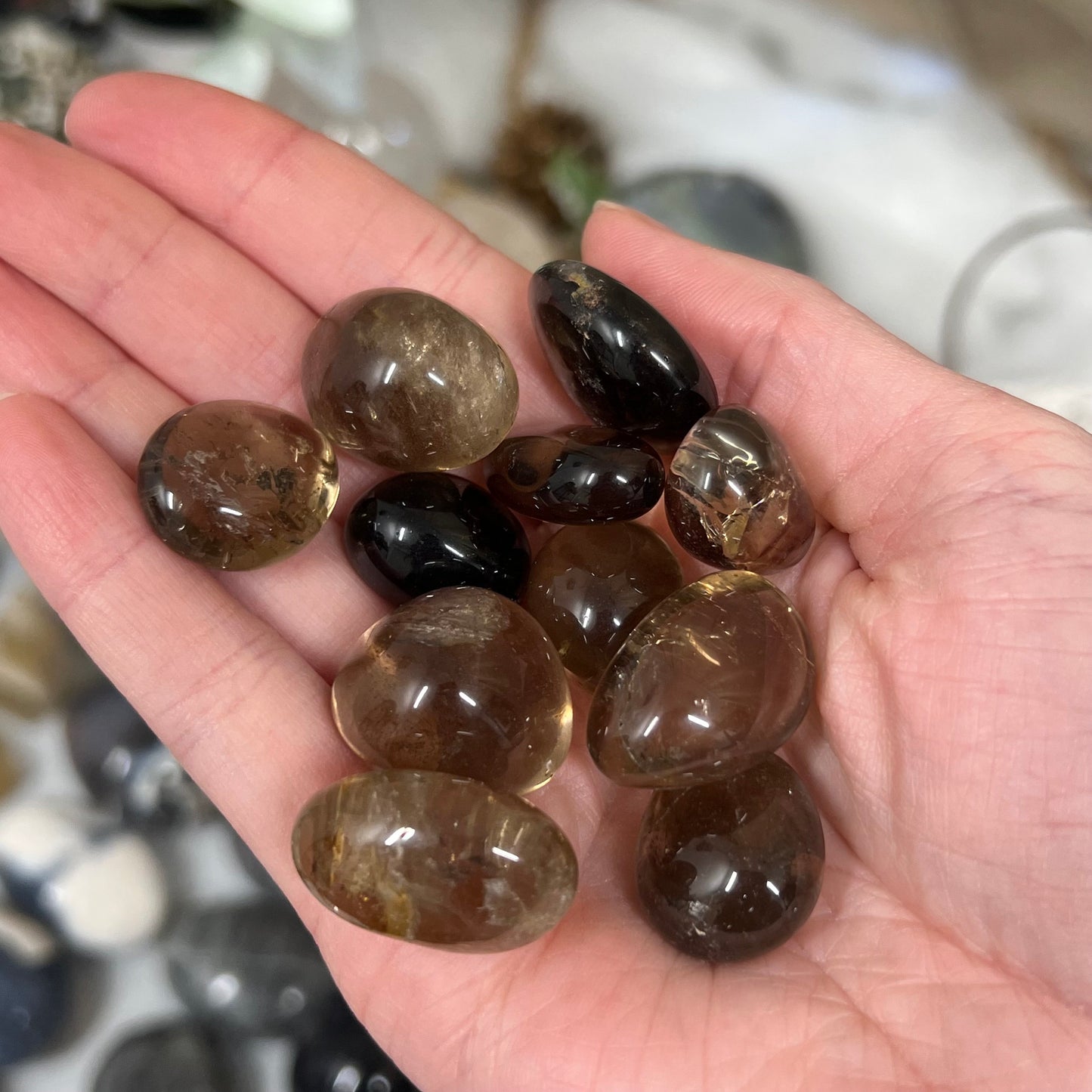 High Quality Smoky Quartz Tumble | Crystal Tumbles