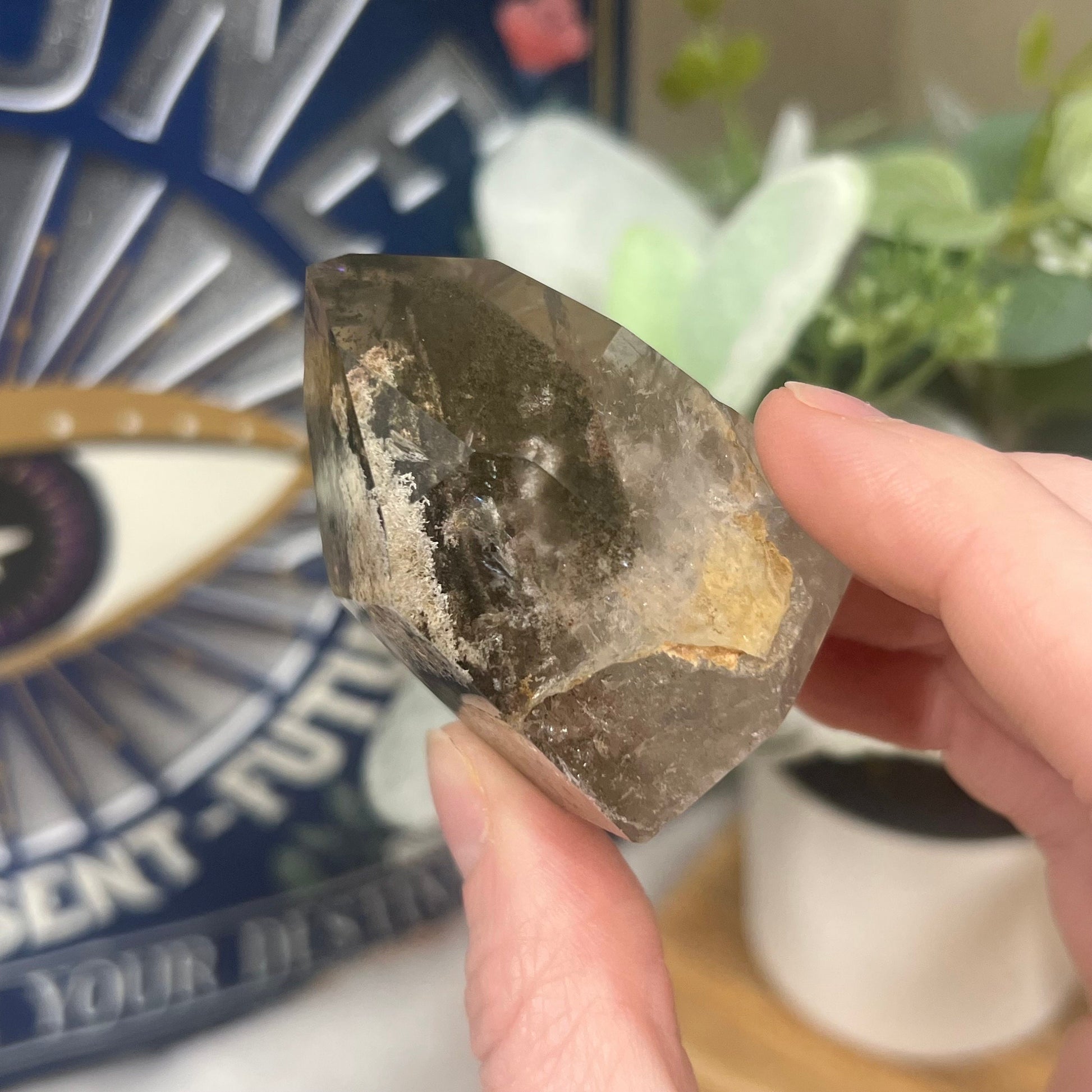 High Quality Garden Quartz Tower | Chlorite Included Quartz | Lodolite Quartz