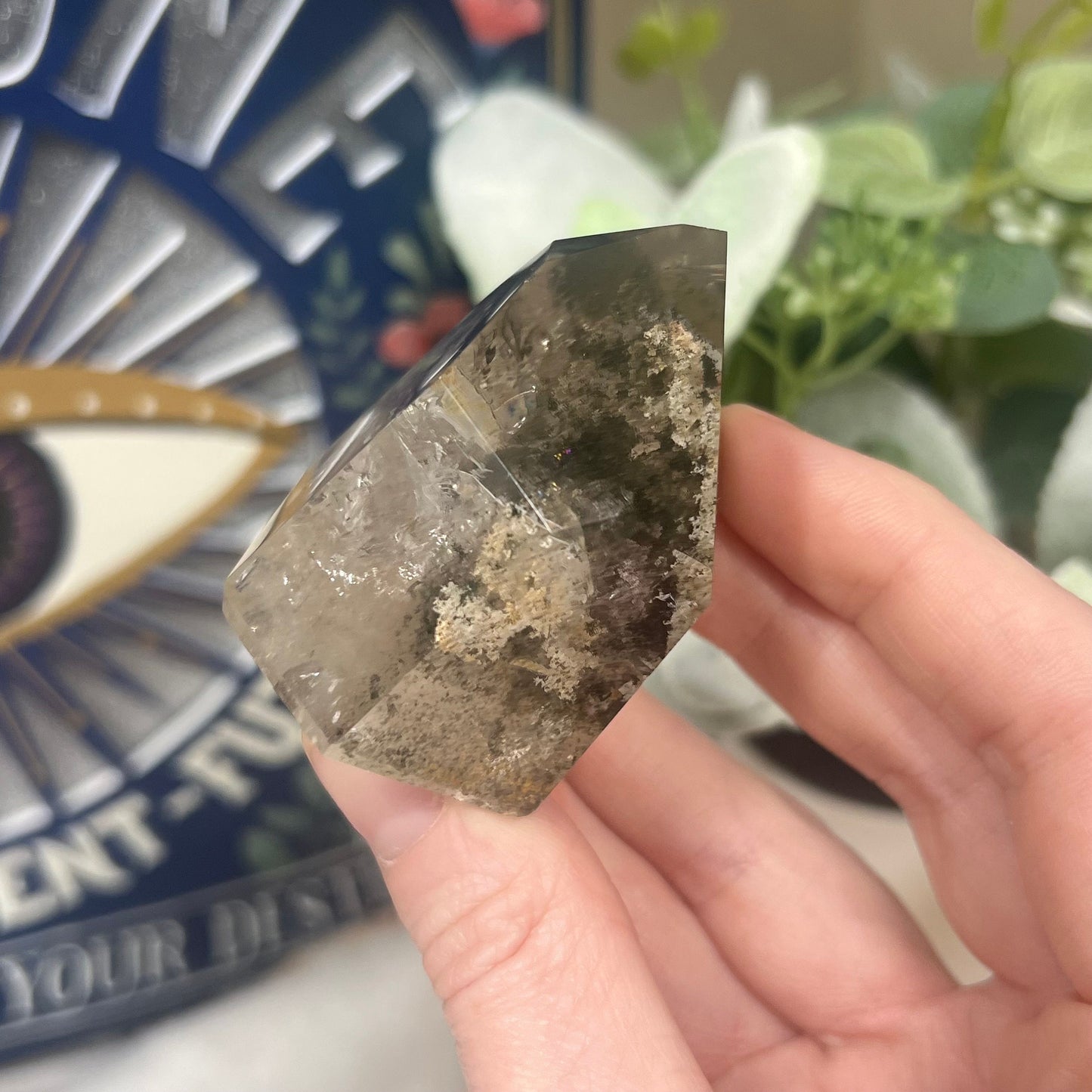 High Quality Garden Quartz Tower | Chlorite Included Quartz | Lodolite Quartz