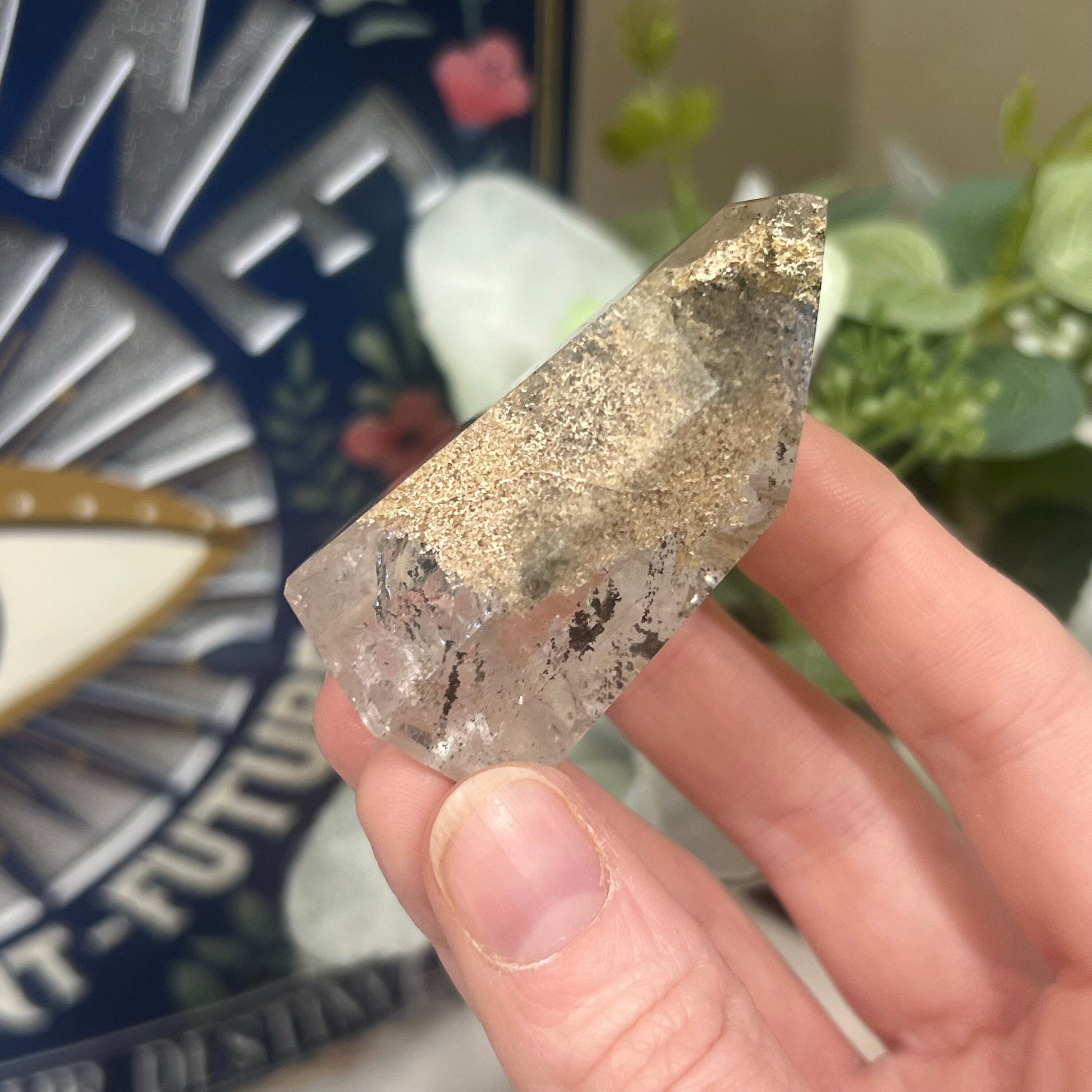 High Quality Garden Quartz Tower | Chlorite Included Quartz | Lodolite Quartz