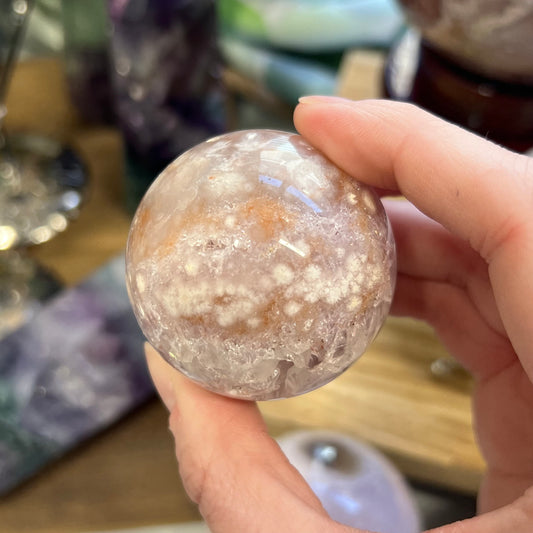 High Quality Pink Amethyst Sphere | Druzy Amethyst | Amethyst Flower Agate