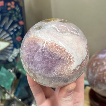 High Quality Pink Amethyst Sphere | Unique Pink Amethyst