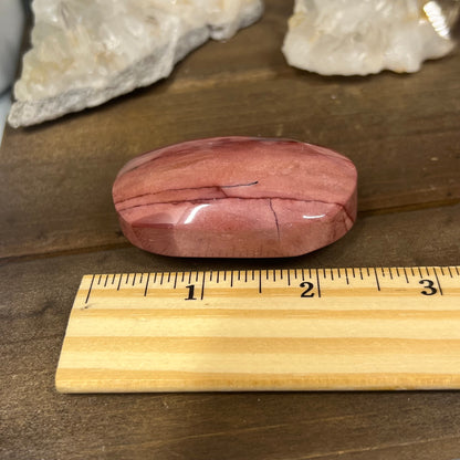 Red and Pink Mookaite Palm Stone