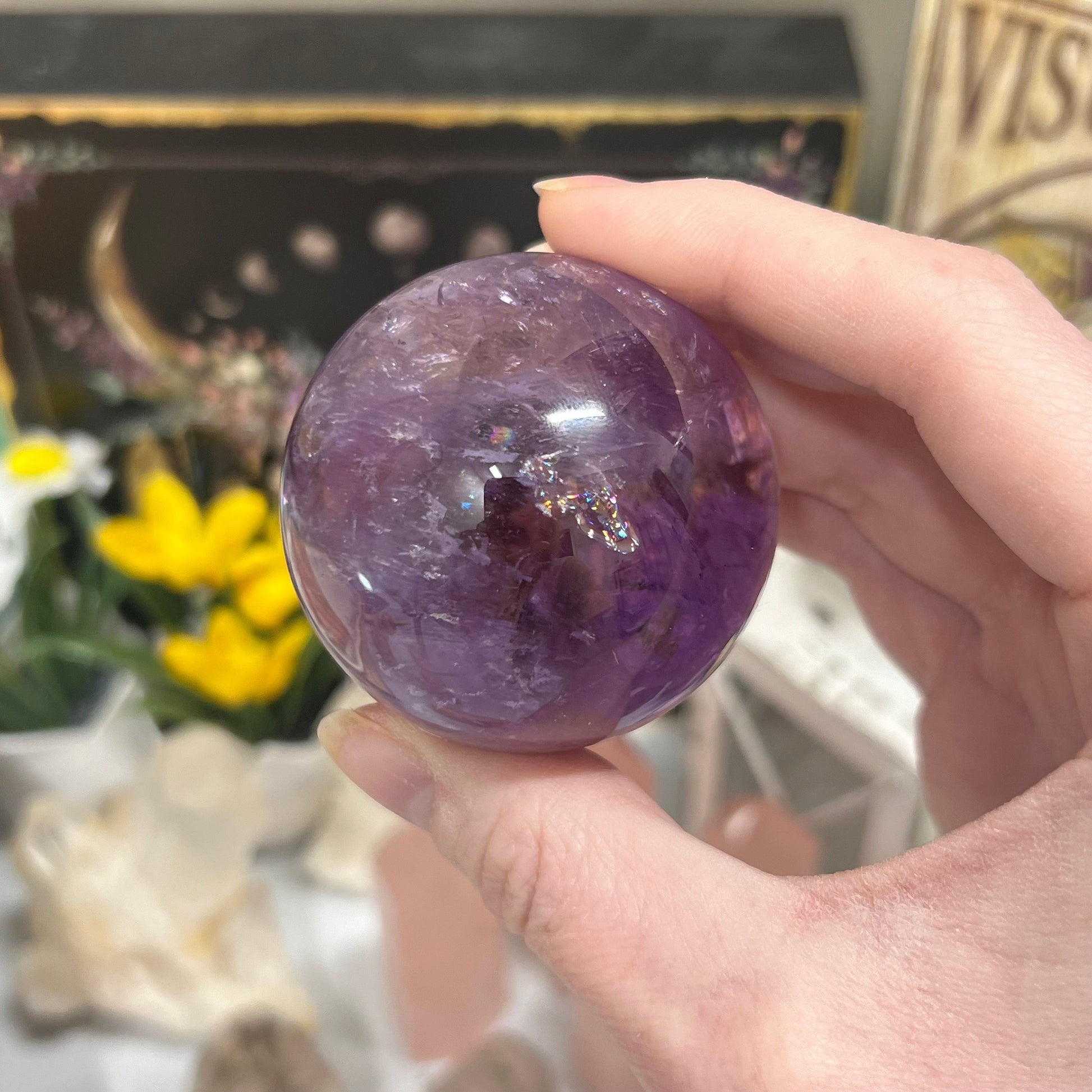 High Grade Ametrine Sphere | Amethyst Sphere