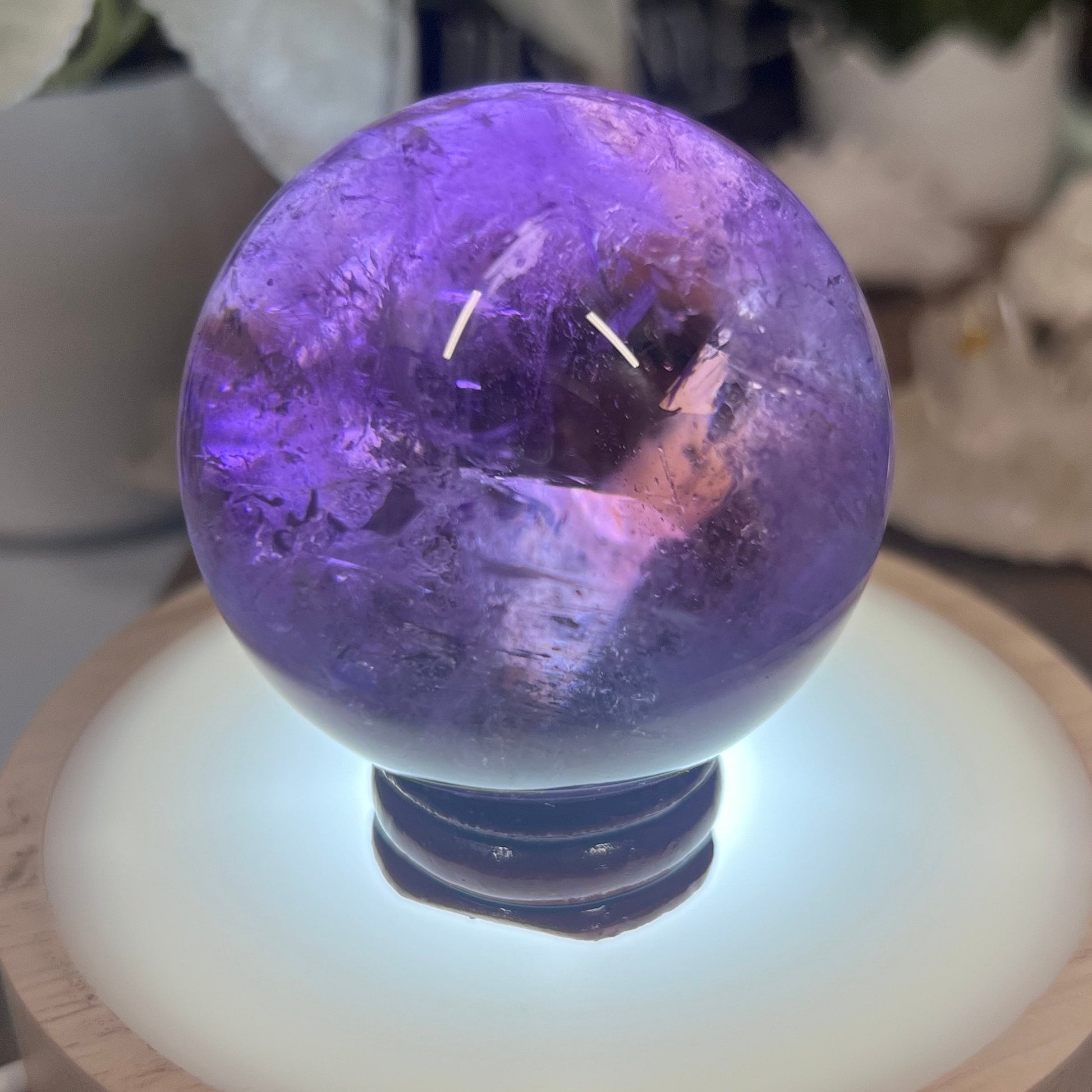 High Grade Ametrine Sphere | Amethyst Sphere