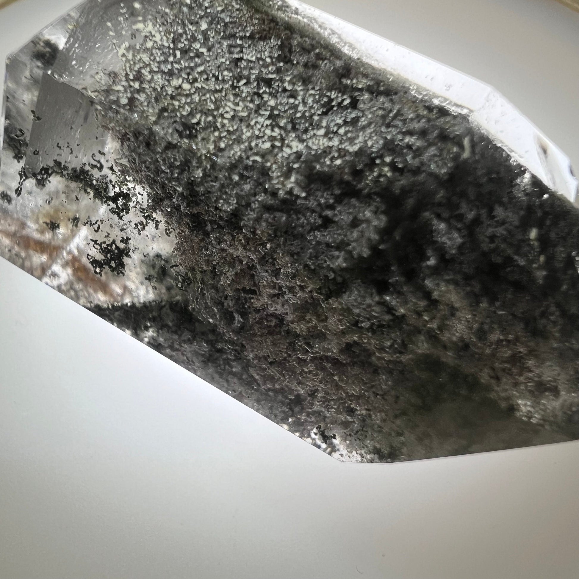 High Quality Garden Quartz Tower | Chlorite Included Quartz | Lodolite Quartz