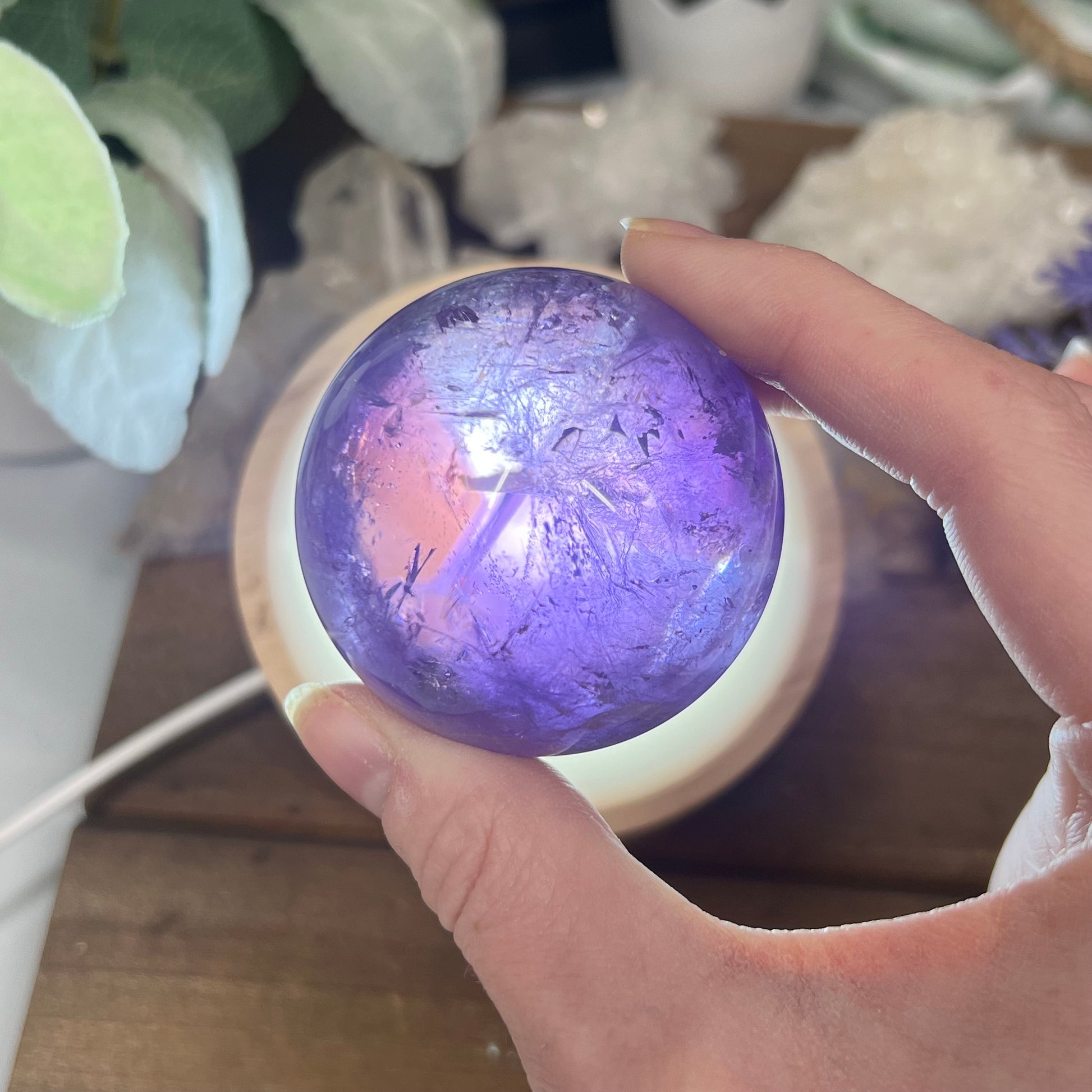 High Grade Ametrine Sphere | Amethyst Sphere