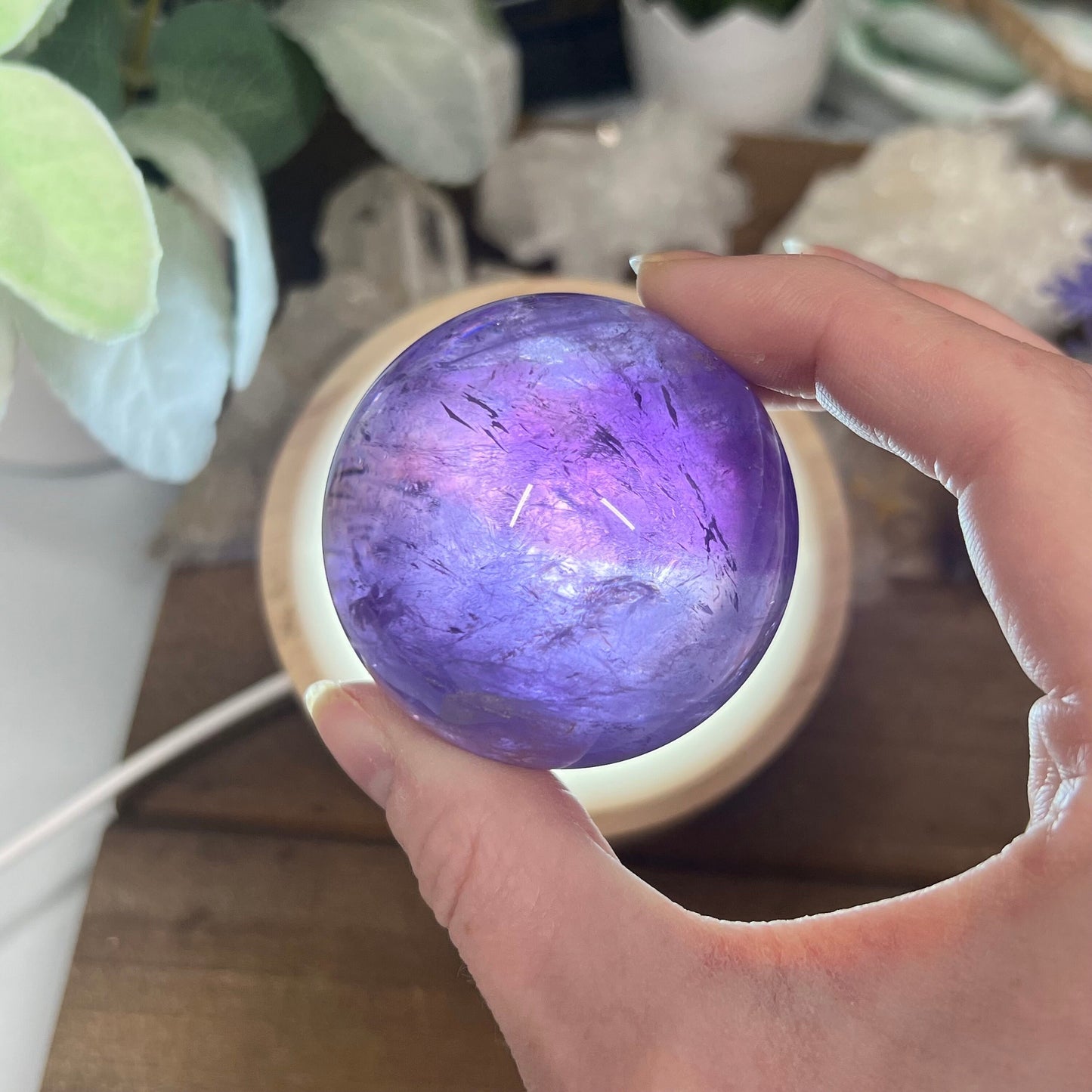 High Grade Ametrine Sphere | Amethyst Sphere