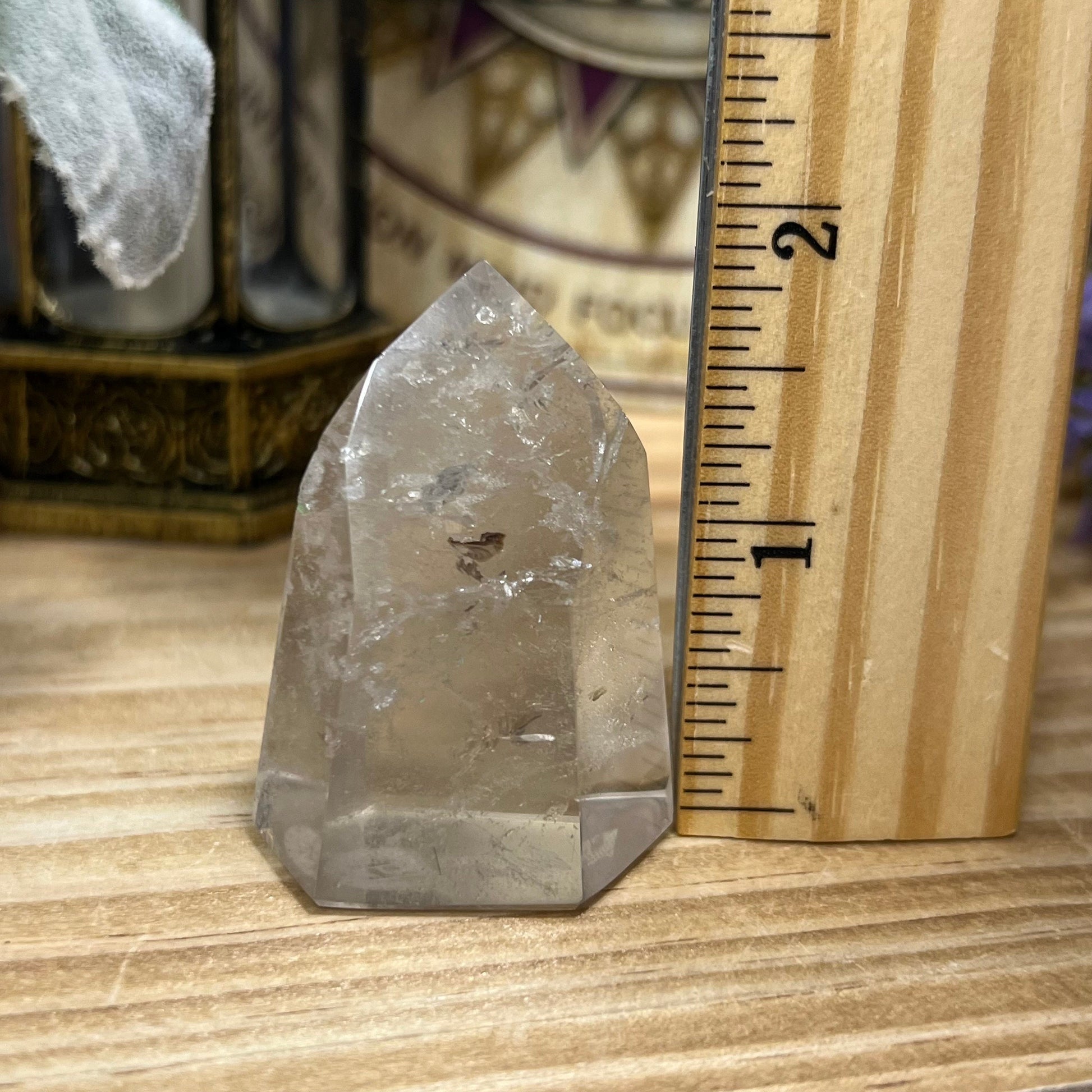 High Quality Brazilian Smoky Quartz Tower with Rainbows