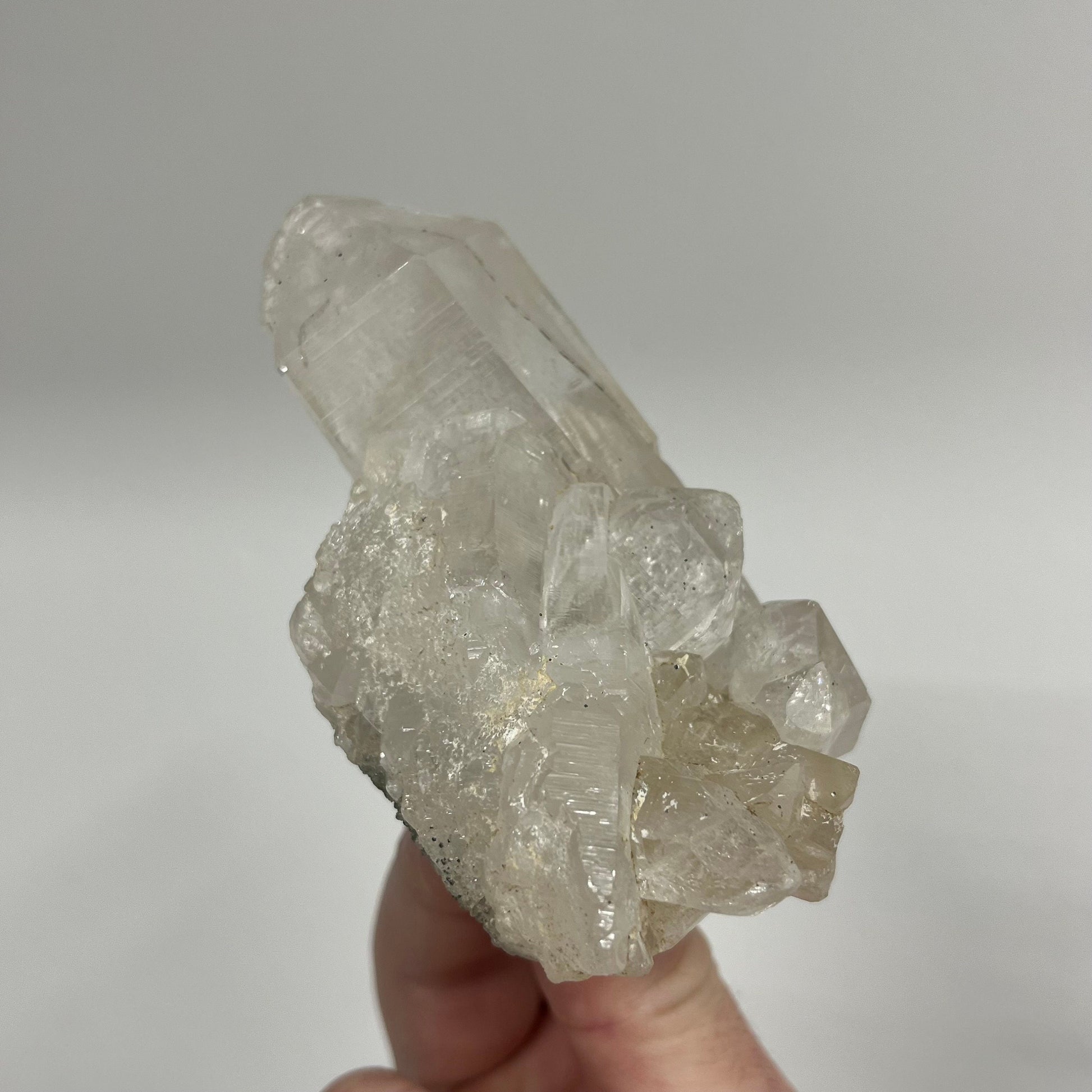 Himalayan Quartz Cluster with Chlorite and Anatase