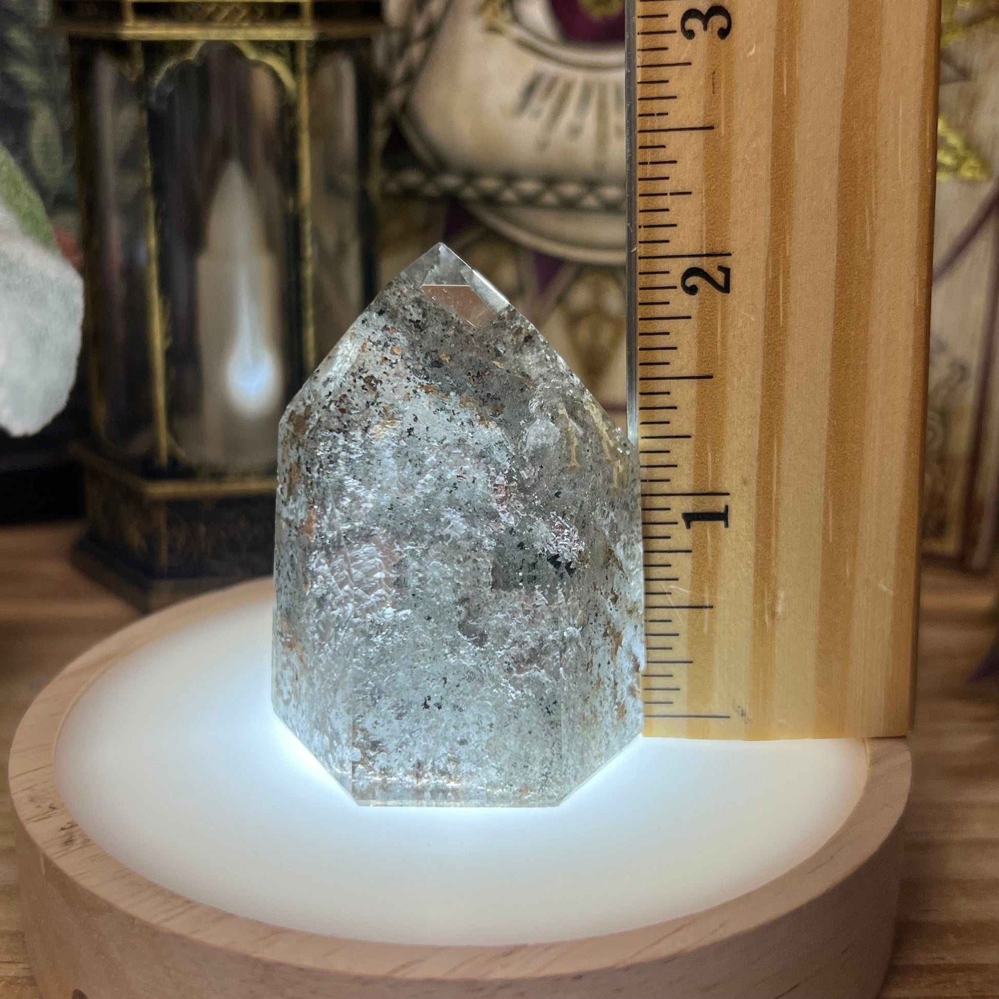 Translucent Packed Garden Quartz Tower | Lodolite Included Quartz