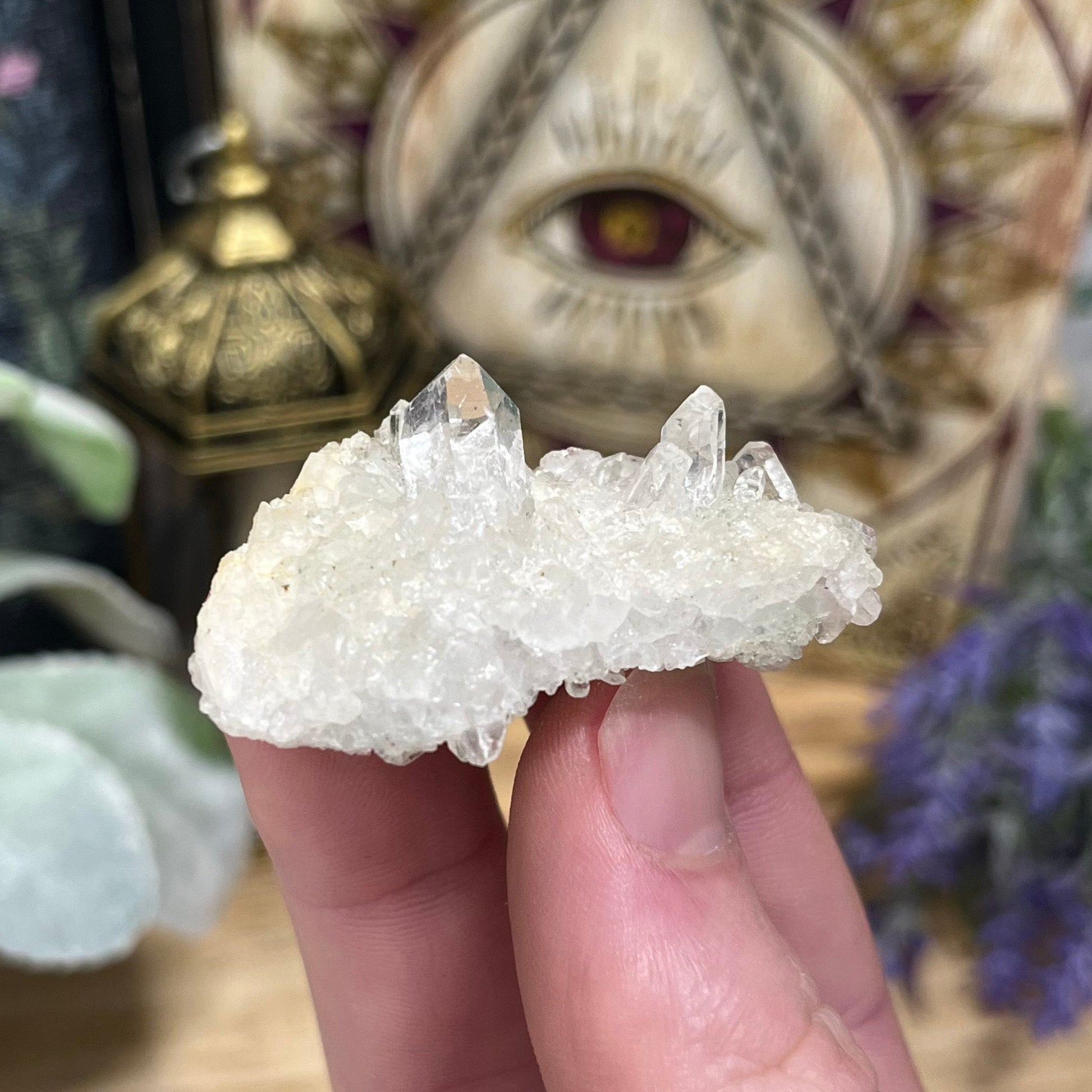 Icy Himalayan Quartz Cluster