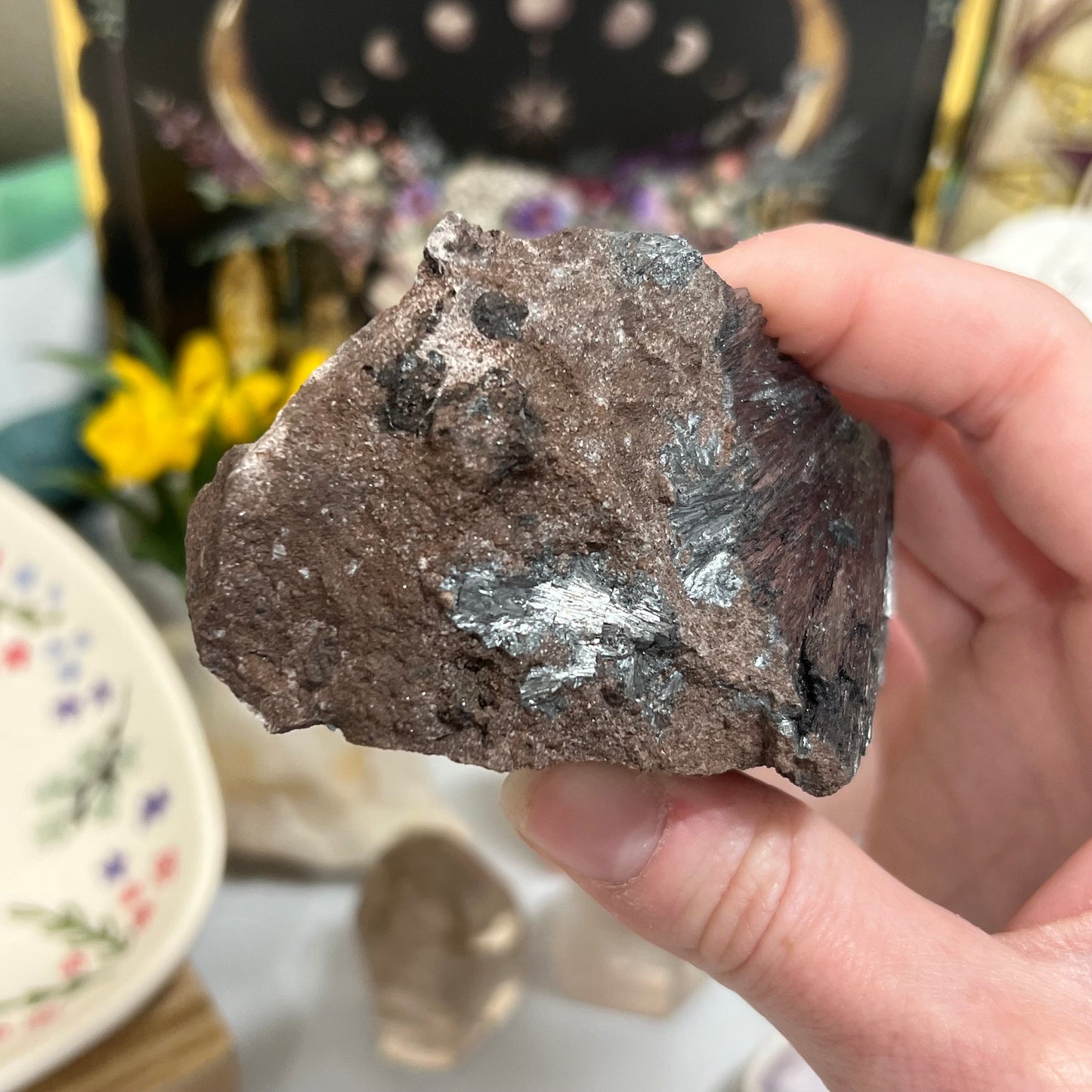 Pyrolusite Specimen | Unique Raw Minerals