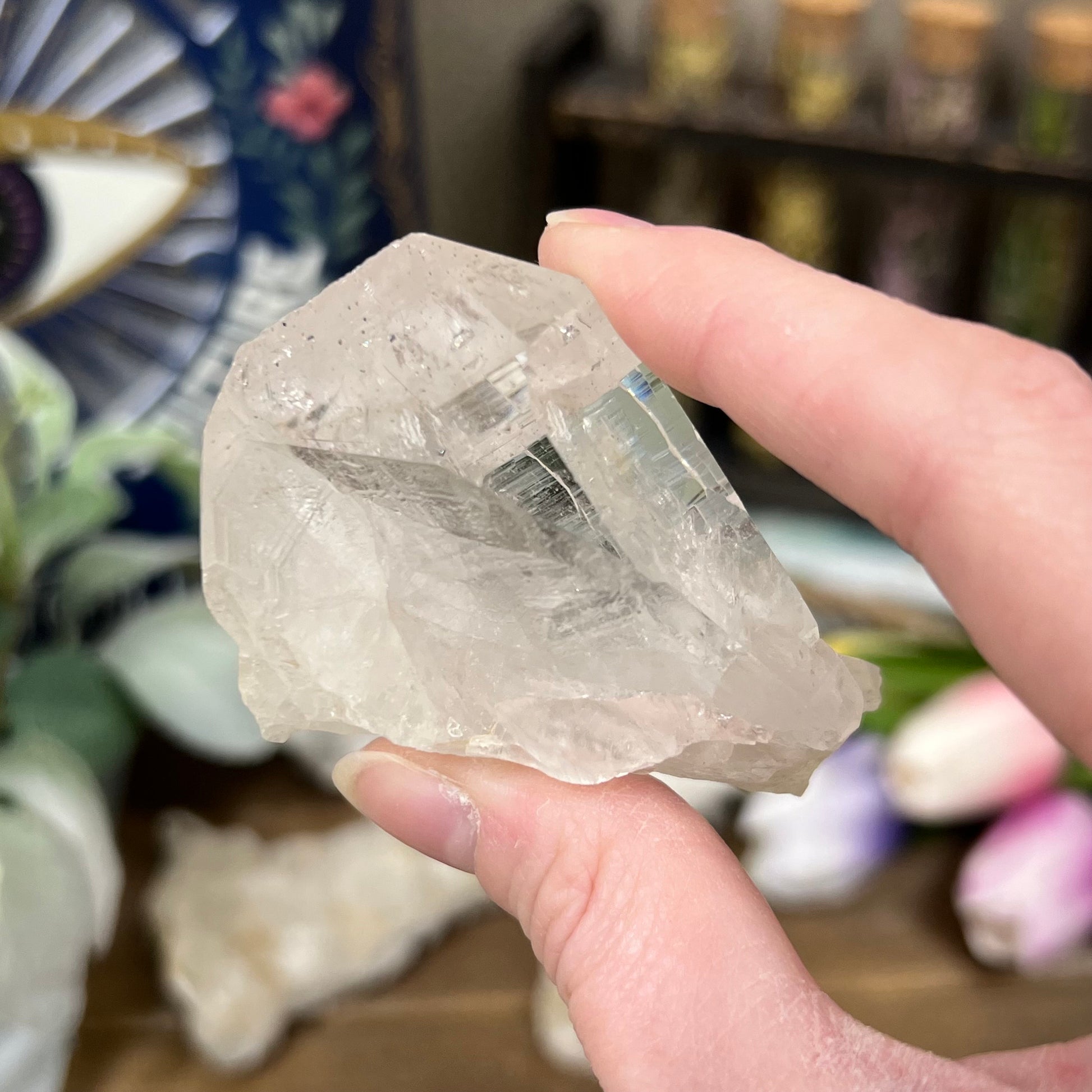 Himalayan Quartz Point with Anatase and Rutile