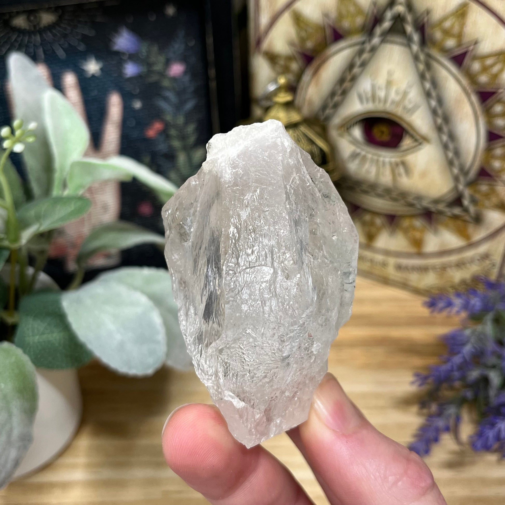 Himalayan Quartz with Chunky Clear Semi-Point