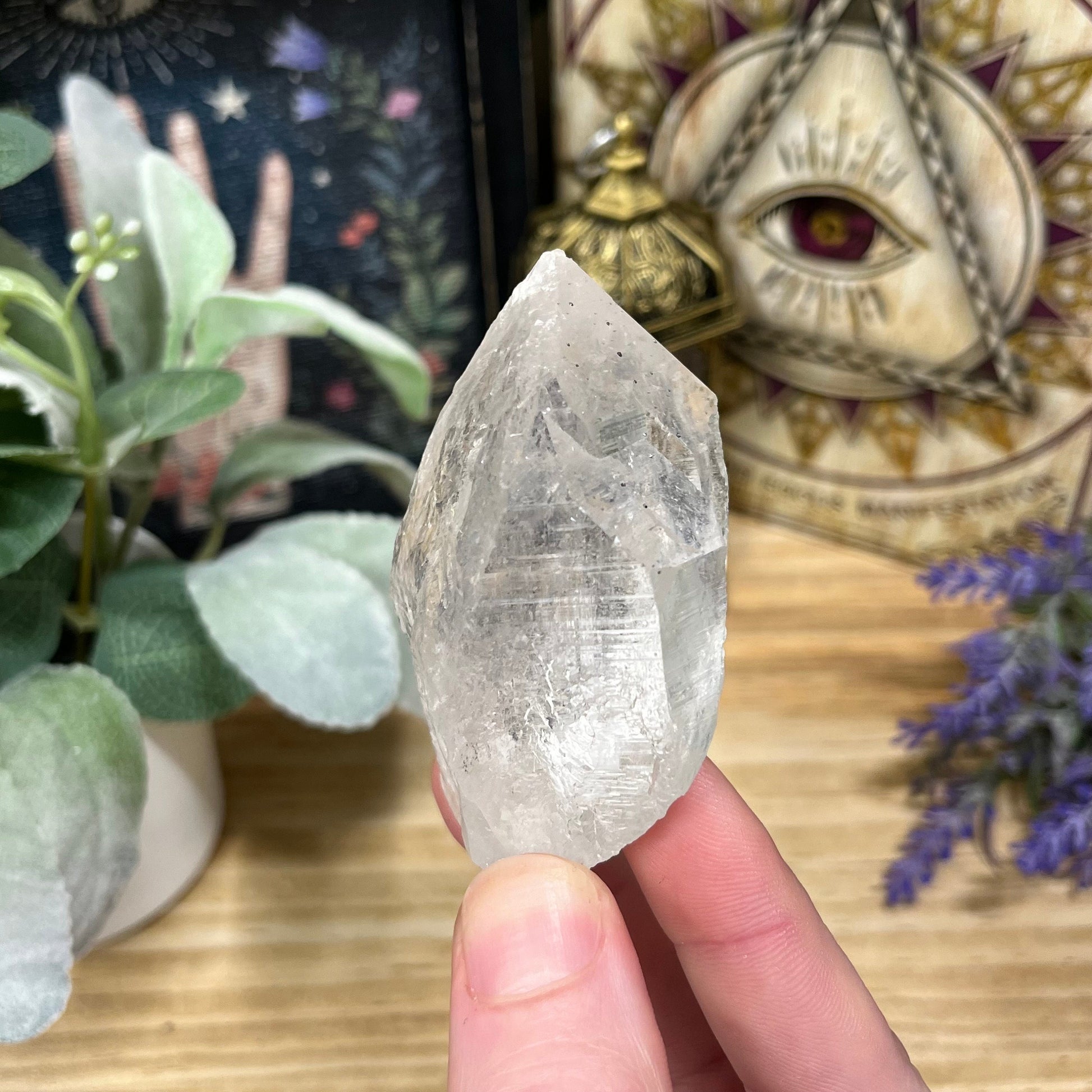 Himalayan Quartz with Chunky Clear Semi-Point