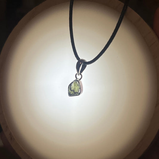 Moldavite Necklace | Genuine Moldavite