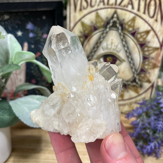 Pineapple Quartz Cluster | Golden Healer Quartz