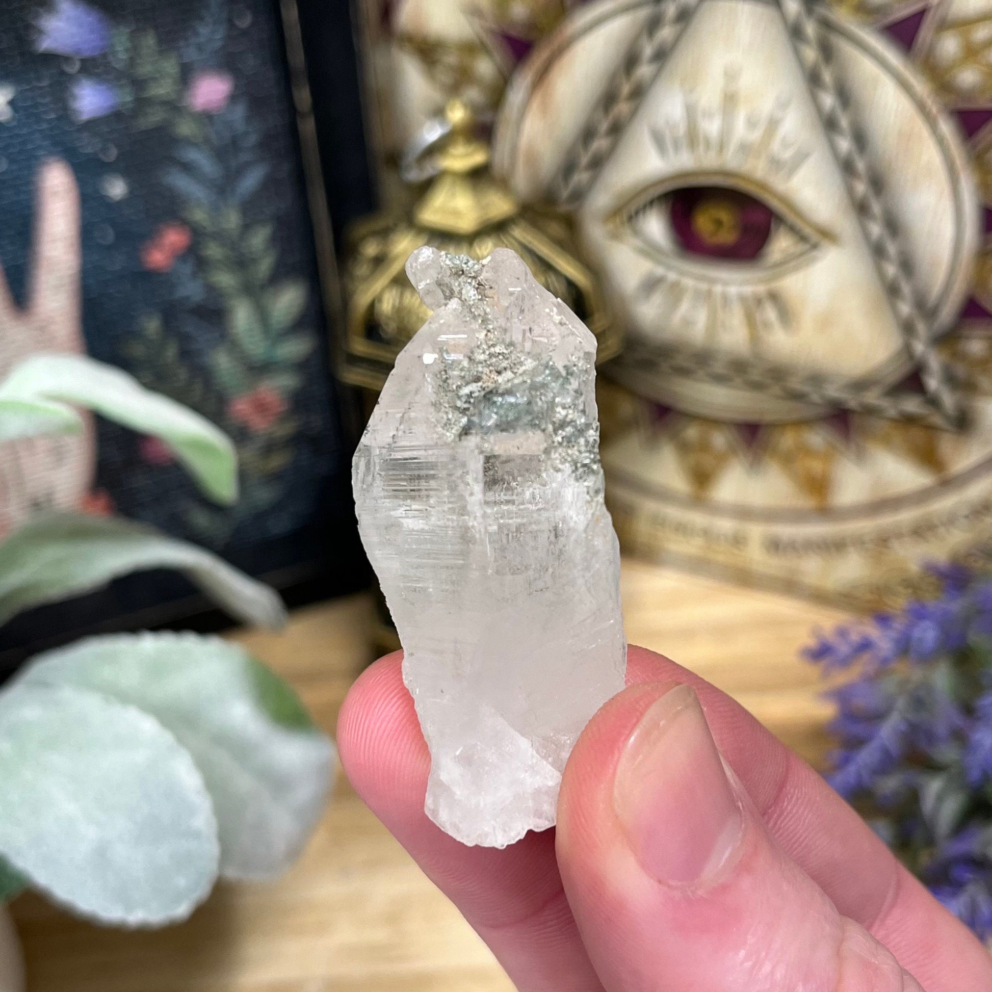 Himalayan Quartz Point with Anatase